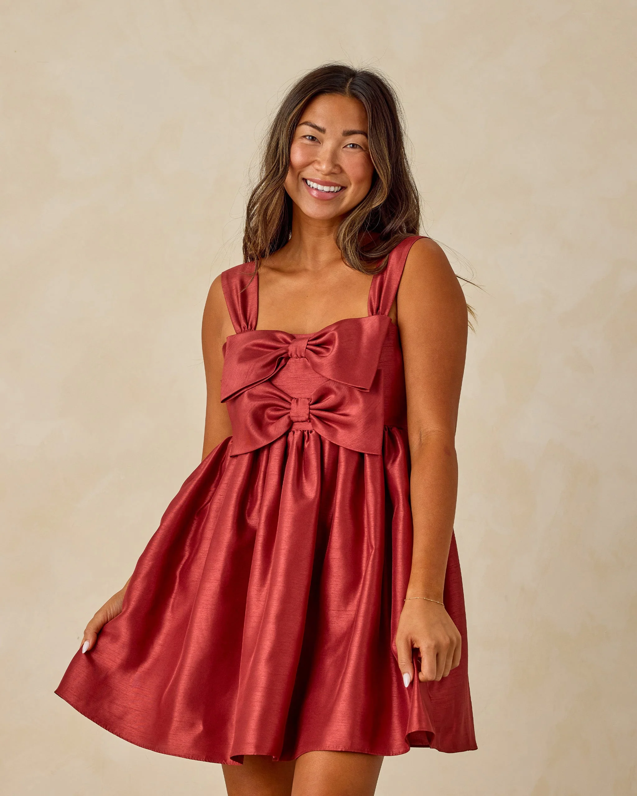 Cindy Dress | Ruby - Image 3