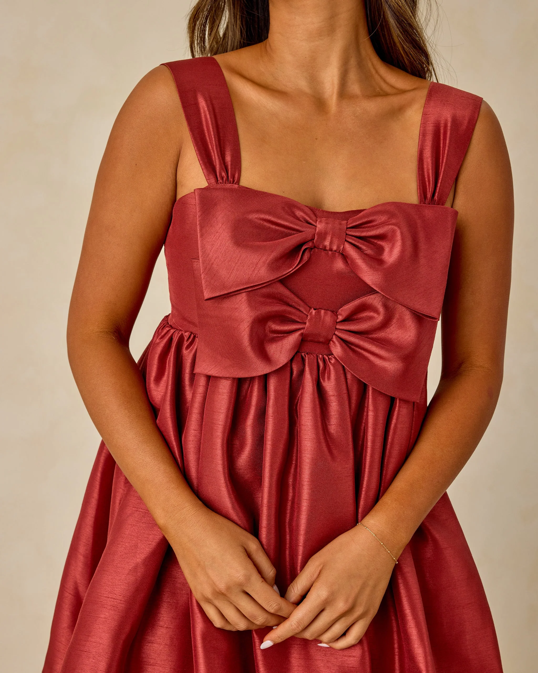 Cindy Dress | Ruby - Image 4