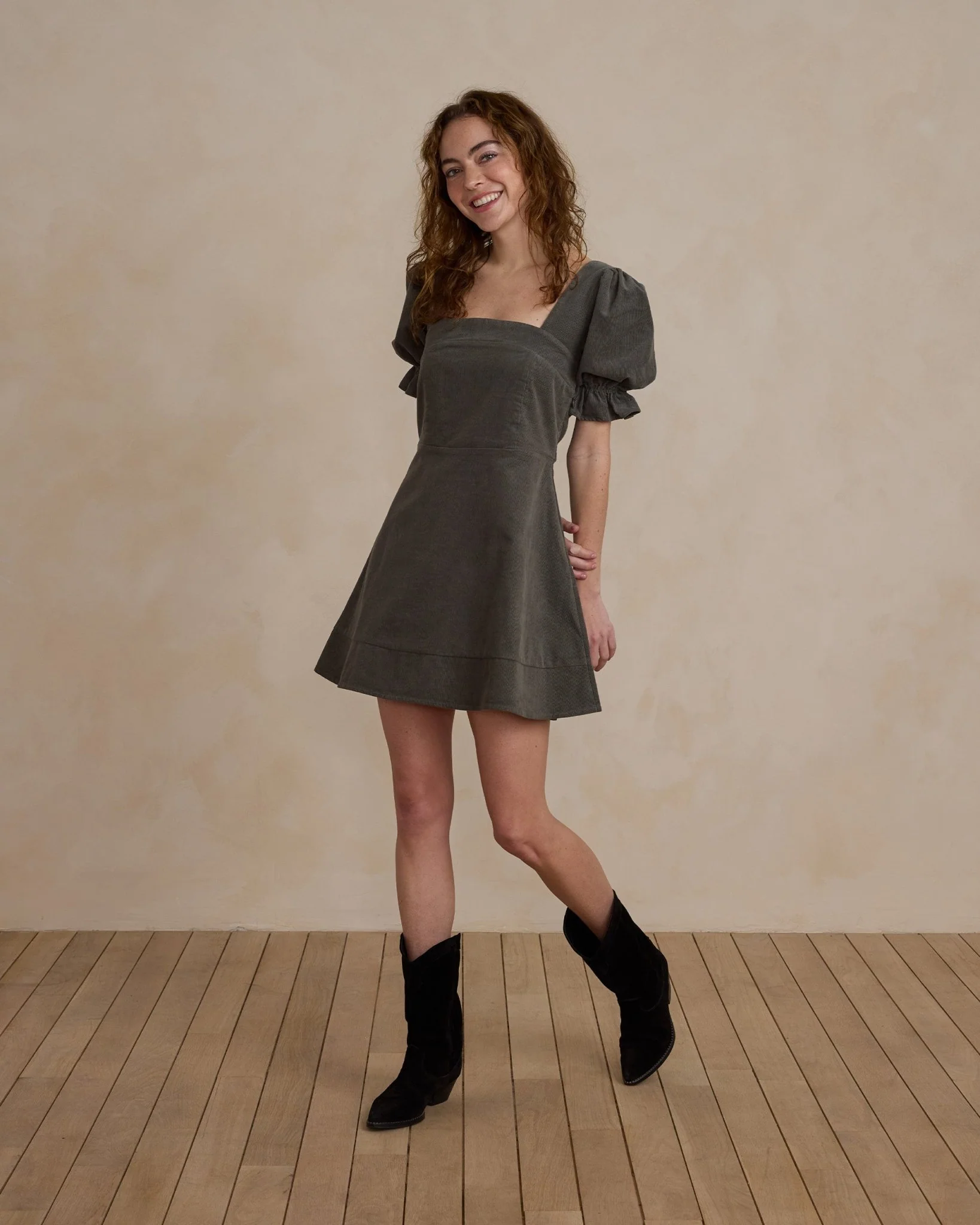 Claudia Dress | Forest - Image 3