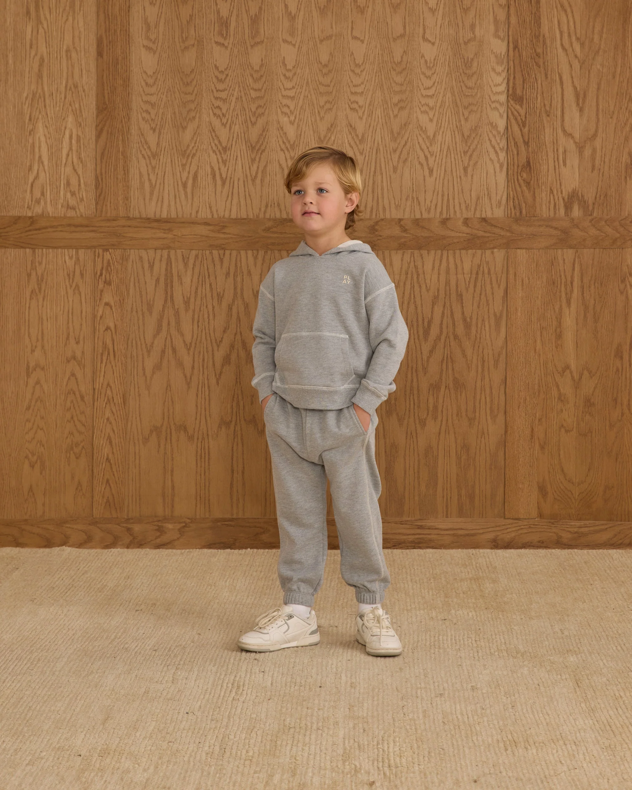 Coast Hoodie || Heathered Grey - Image 3