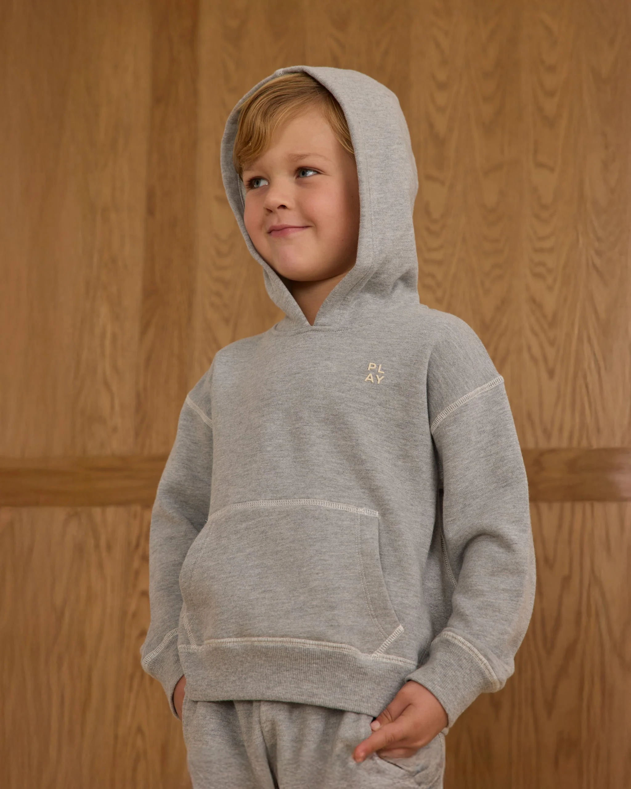 Coast Hoodie || Heathered Grey - Image 5