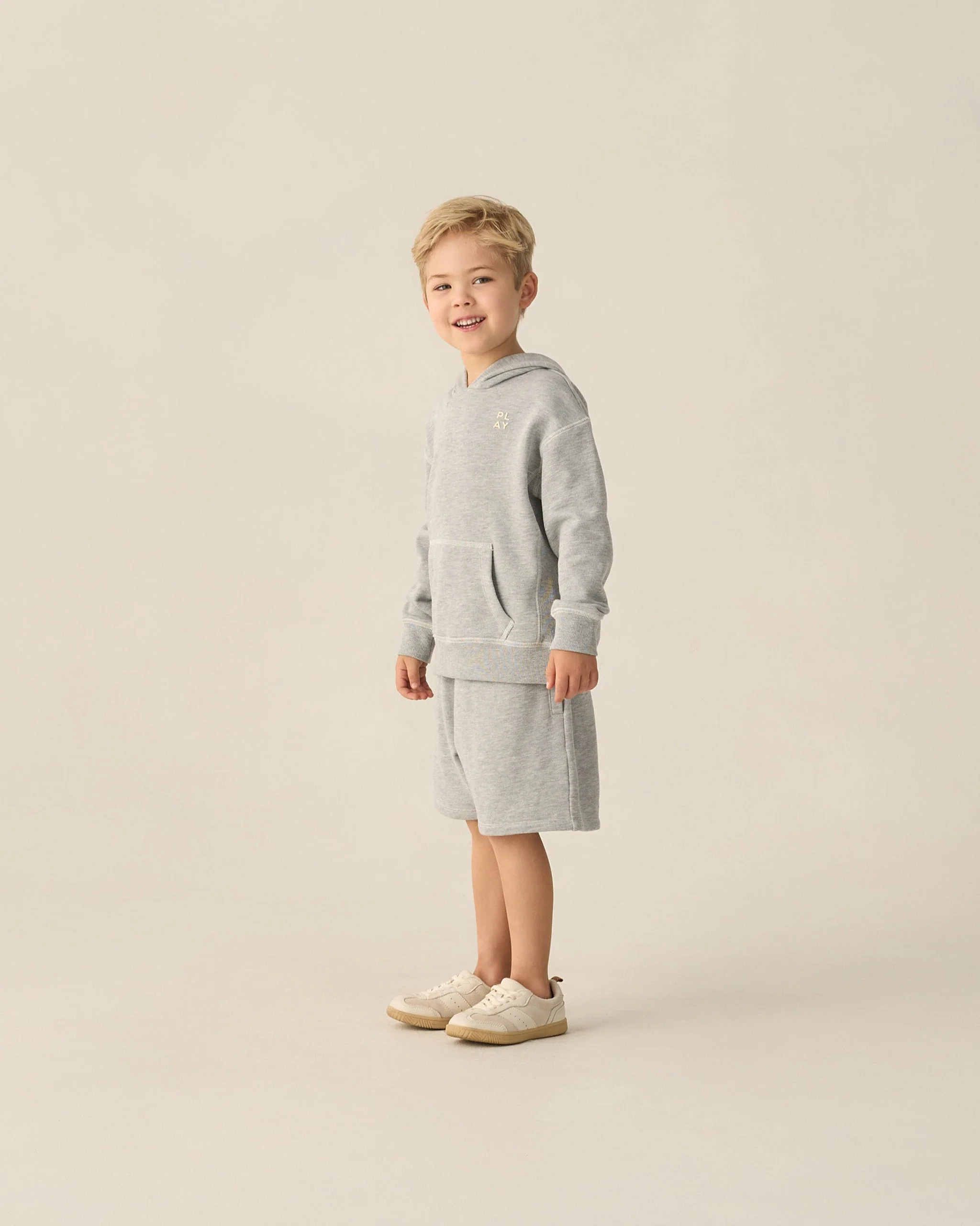 Coast Hoodie Heathered Grey - Image 3