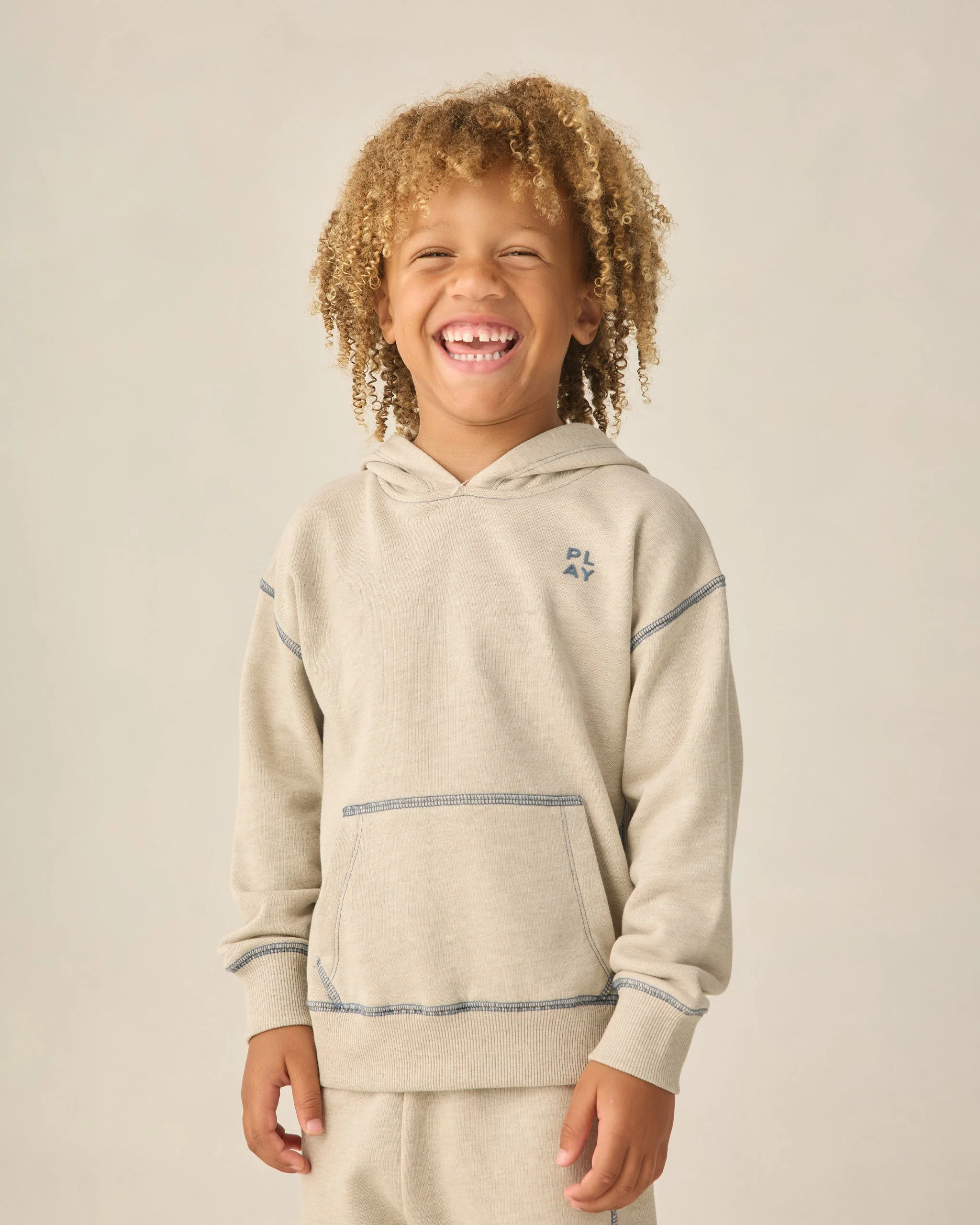Coast Hoodie Heathered Oatmeal - Image 2