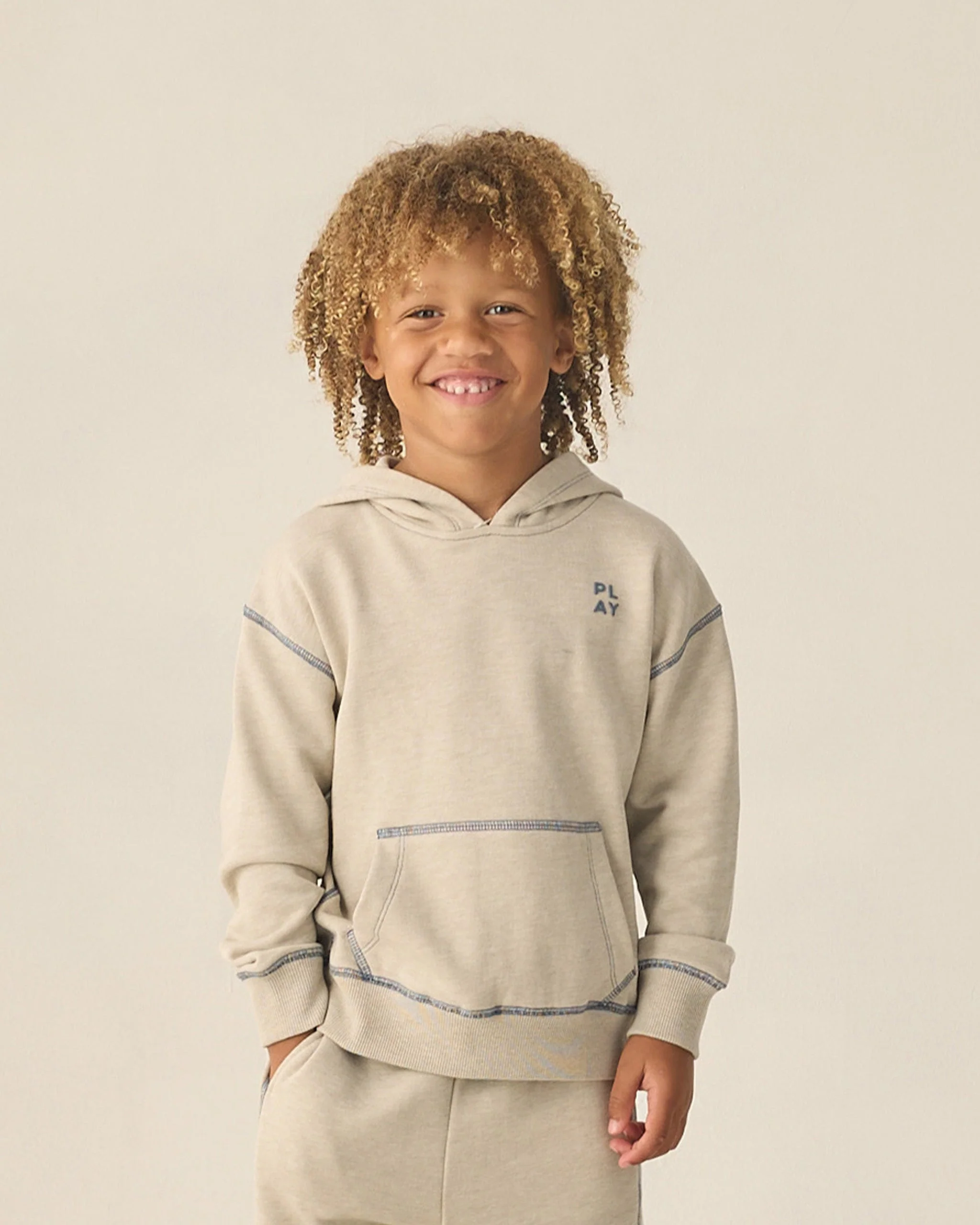 Coast Hoodie Heathered Oatmeal - Image 5