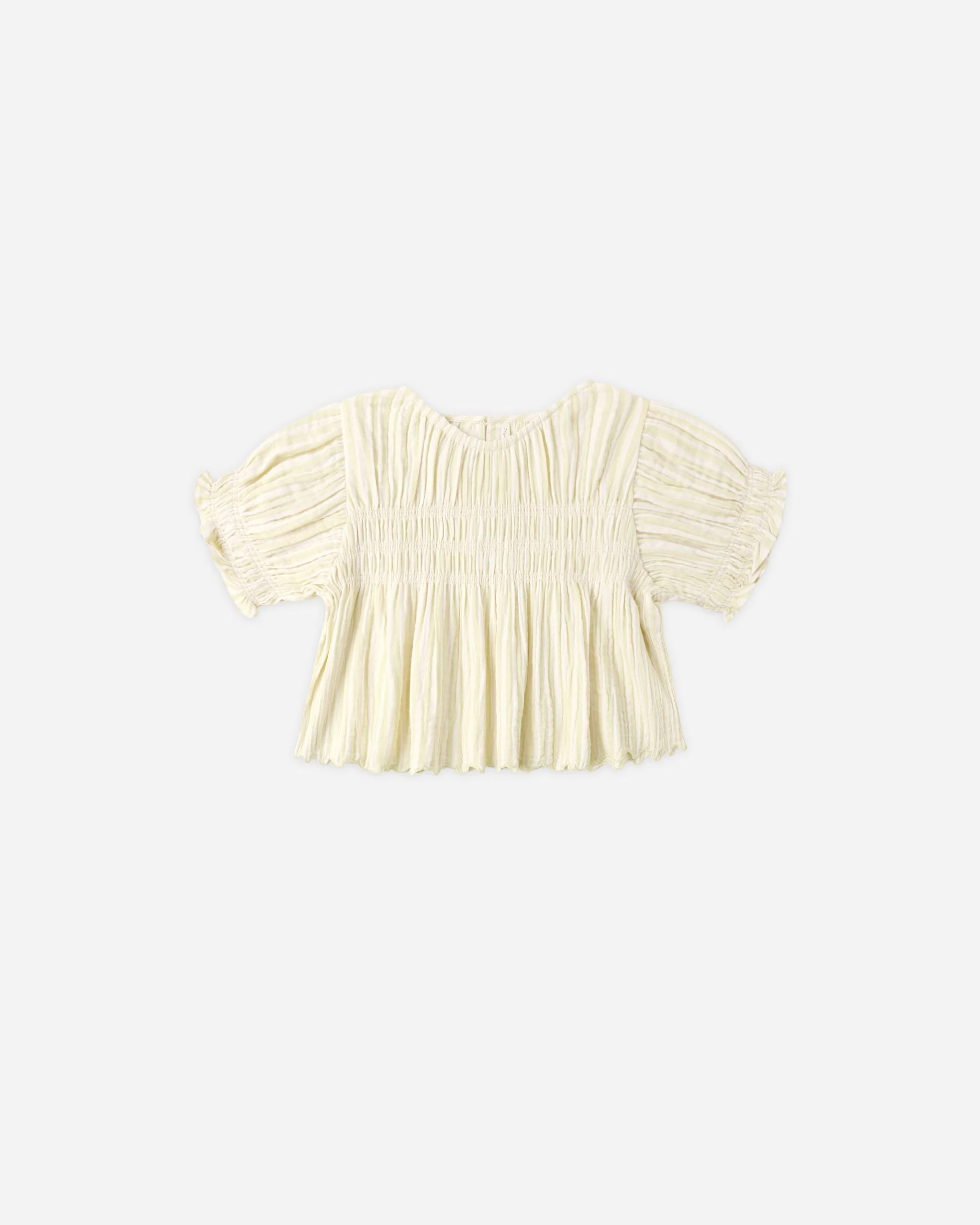 Colette Top Citron Stripe