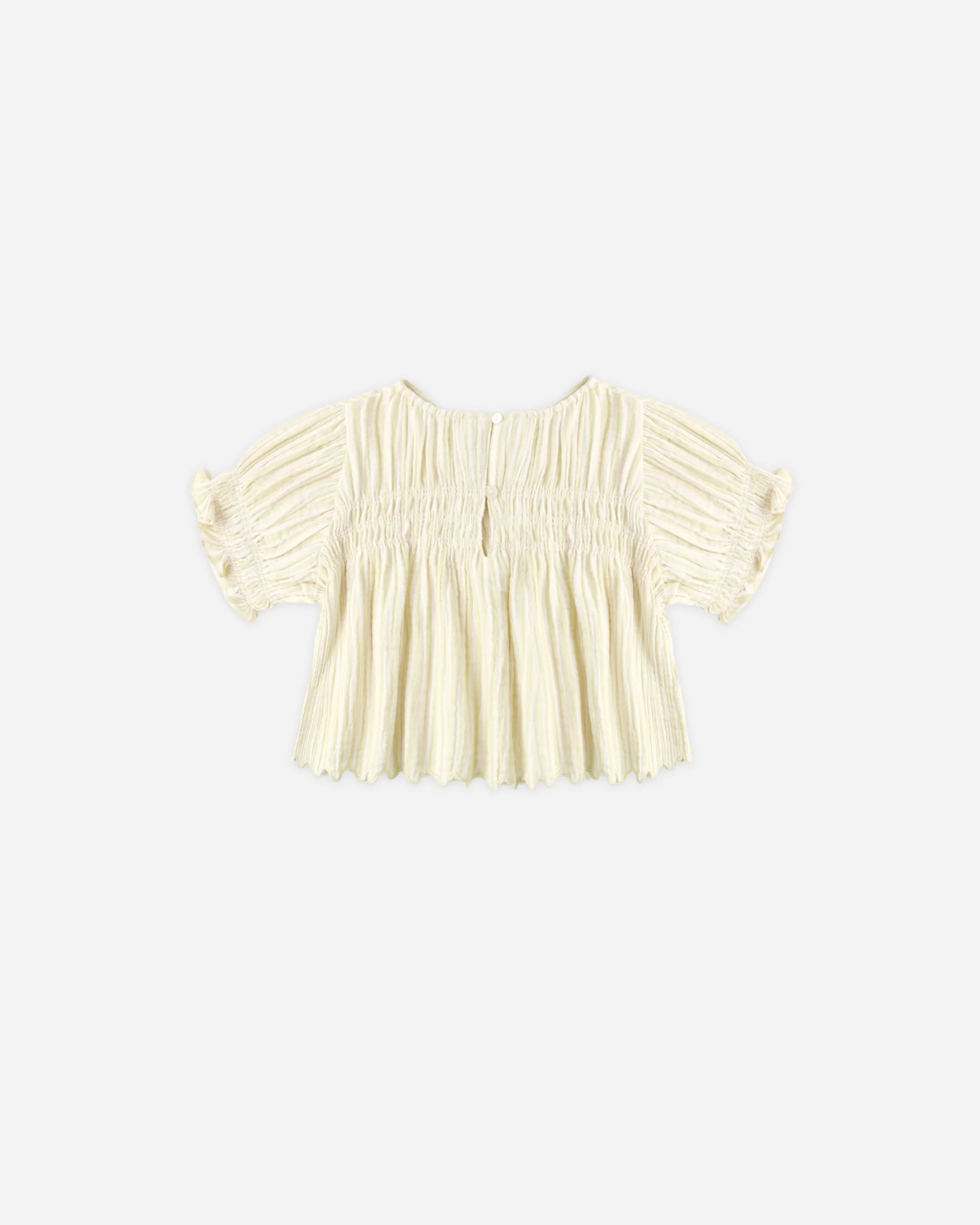Colette Top Citron Stripe - Image 2