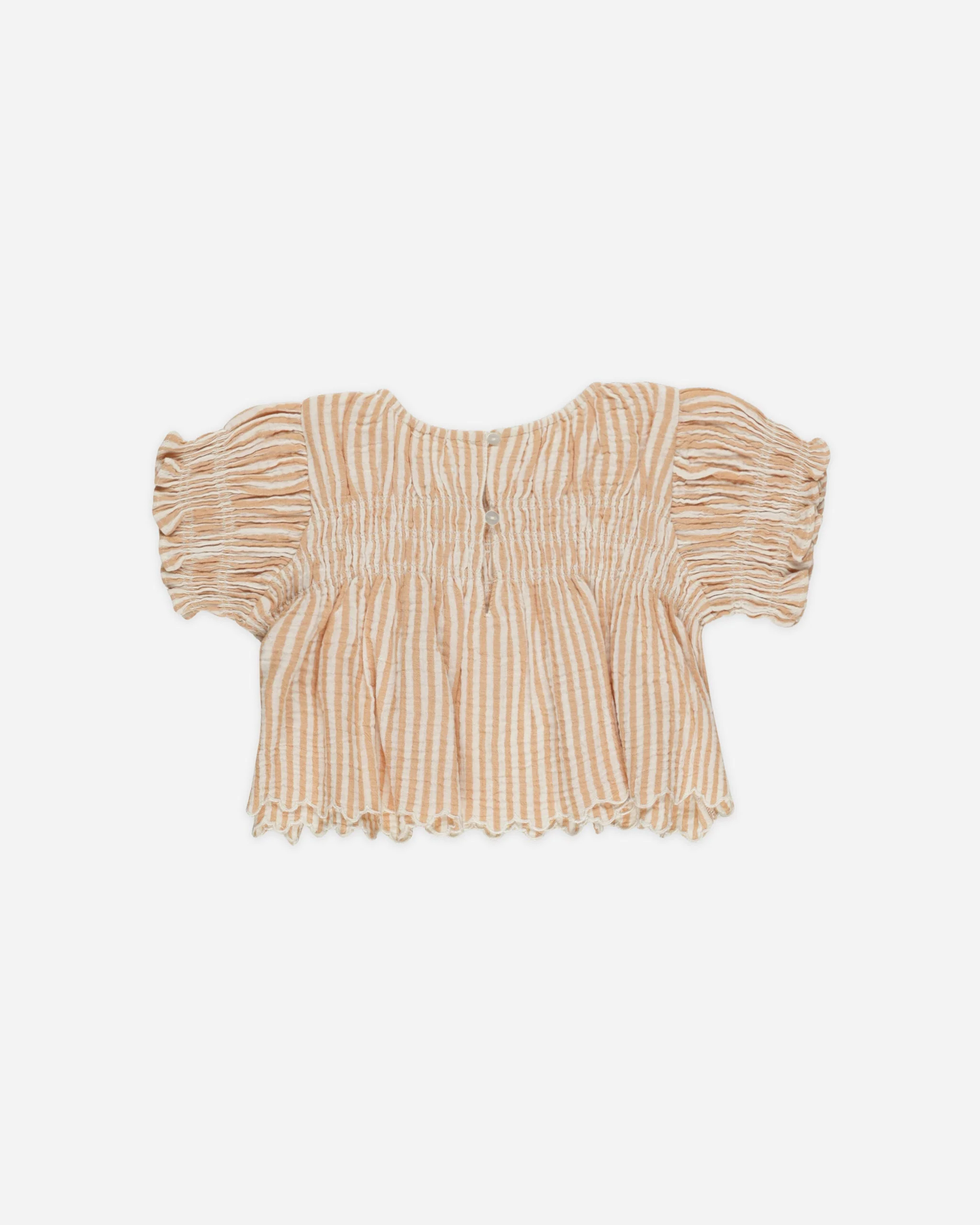 Colette Top || Grapefruit Stripe - Image 2