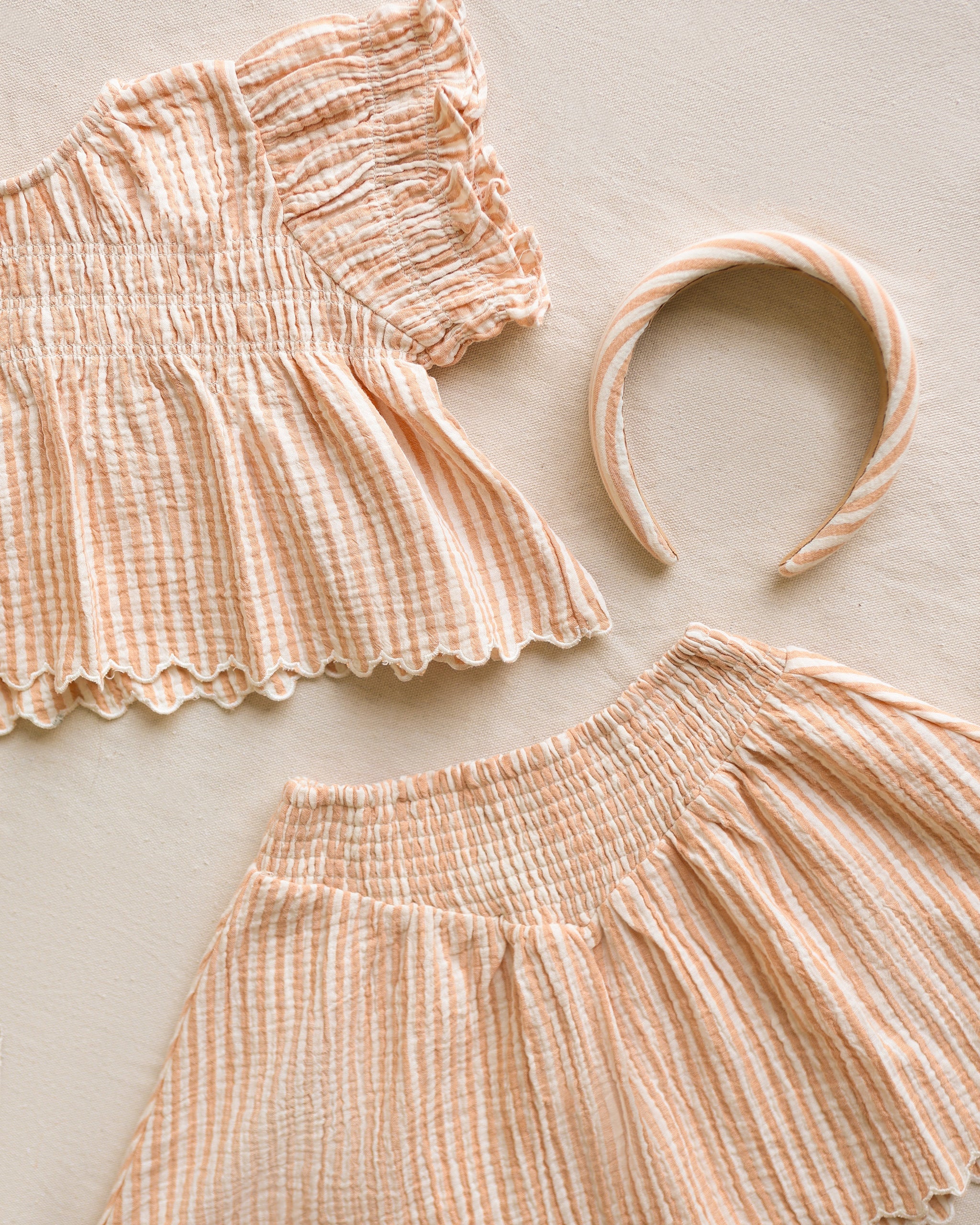Colette Top || Grapefruit Stripe - Image 4