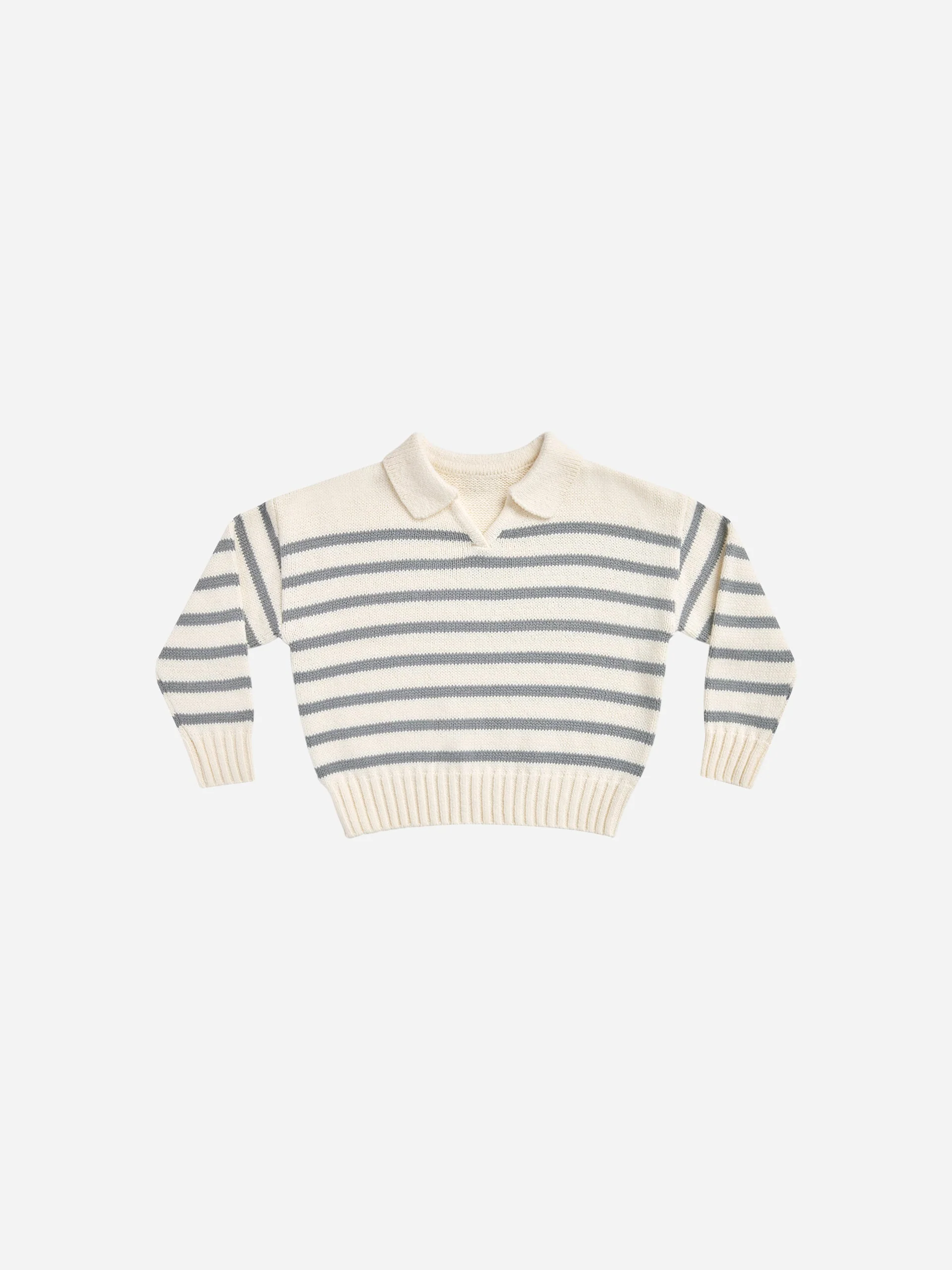 Collared Sweater || Stripe
