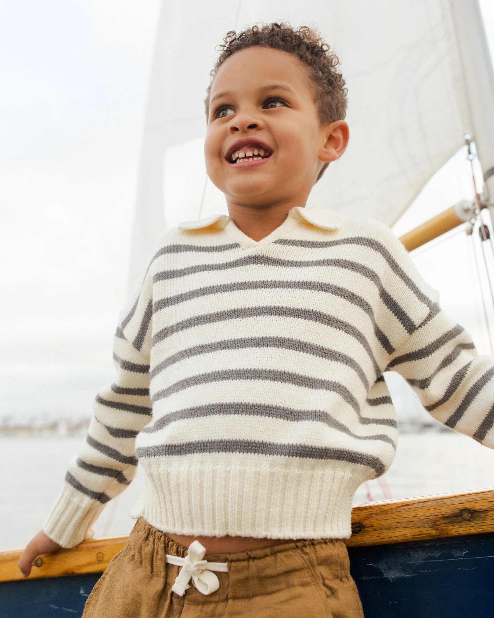 Collared Sweater || Stripe - Image 3