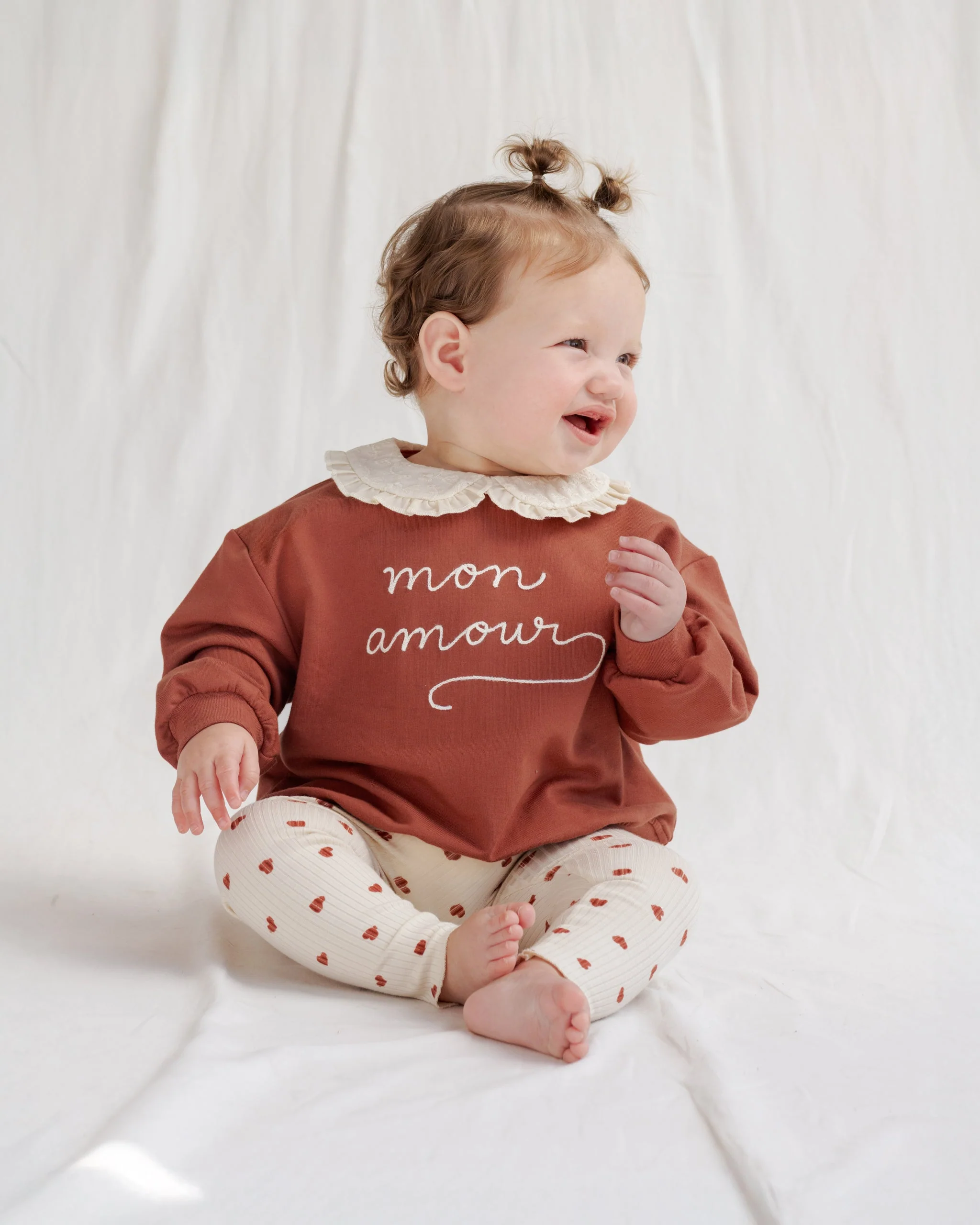 Collared Sweatshirt Mon Amour - Image 2