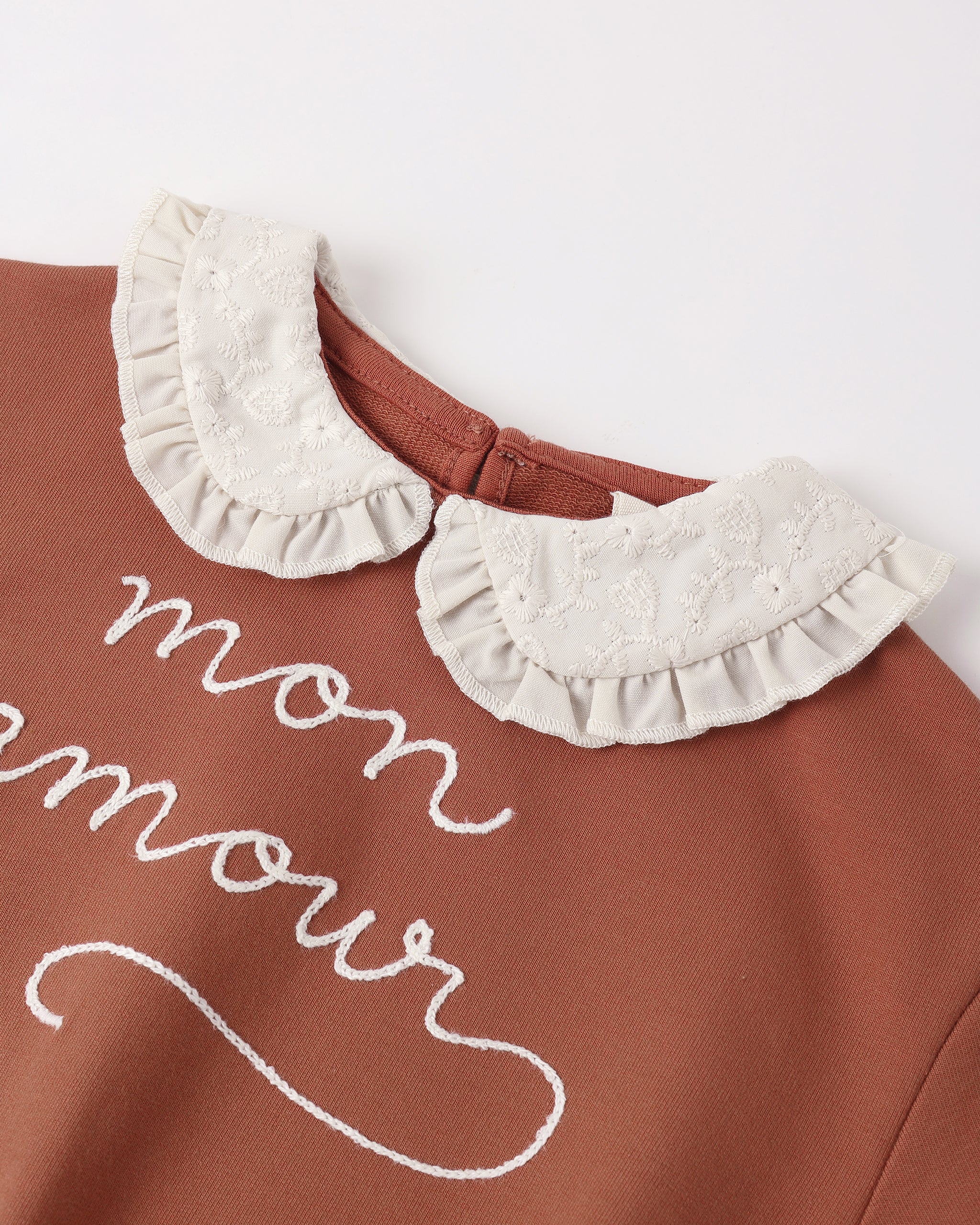 Collared Sweatshirt Mon Amour - Image 4