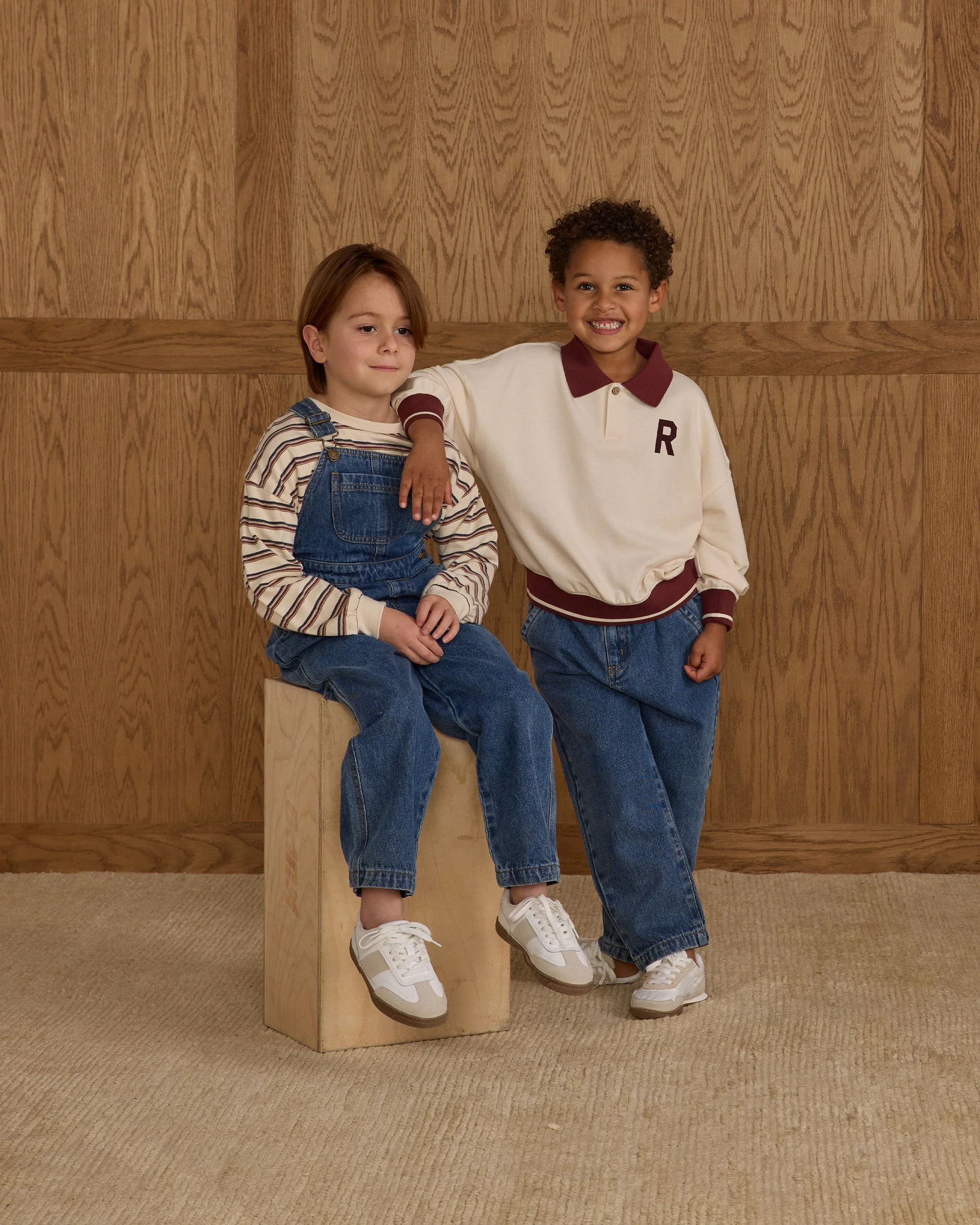 Collared Sweatshirt || Natural - Image 2