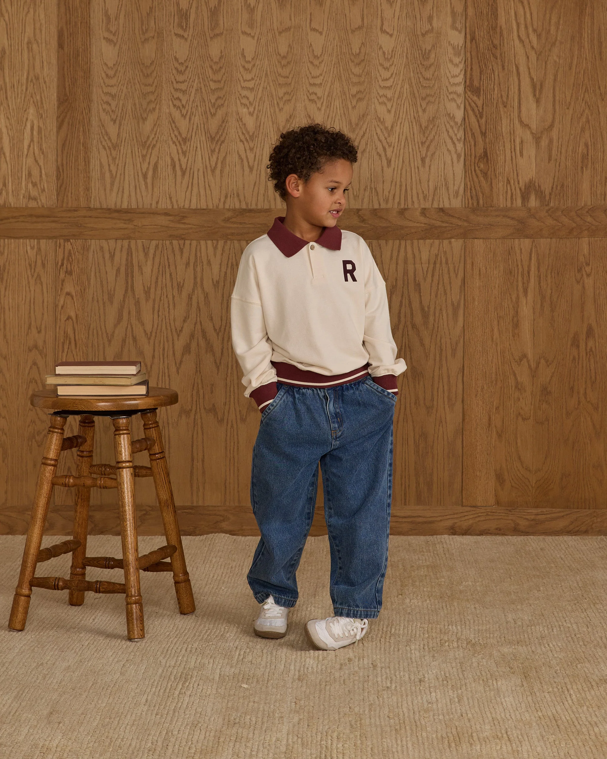 Collared Sweatshirt || Natural - Image 3