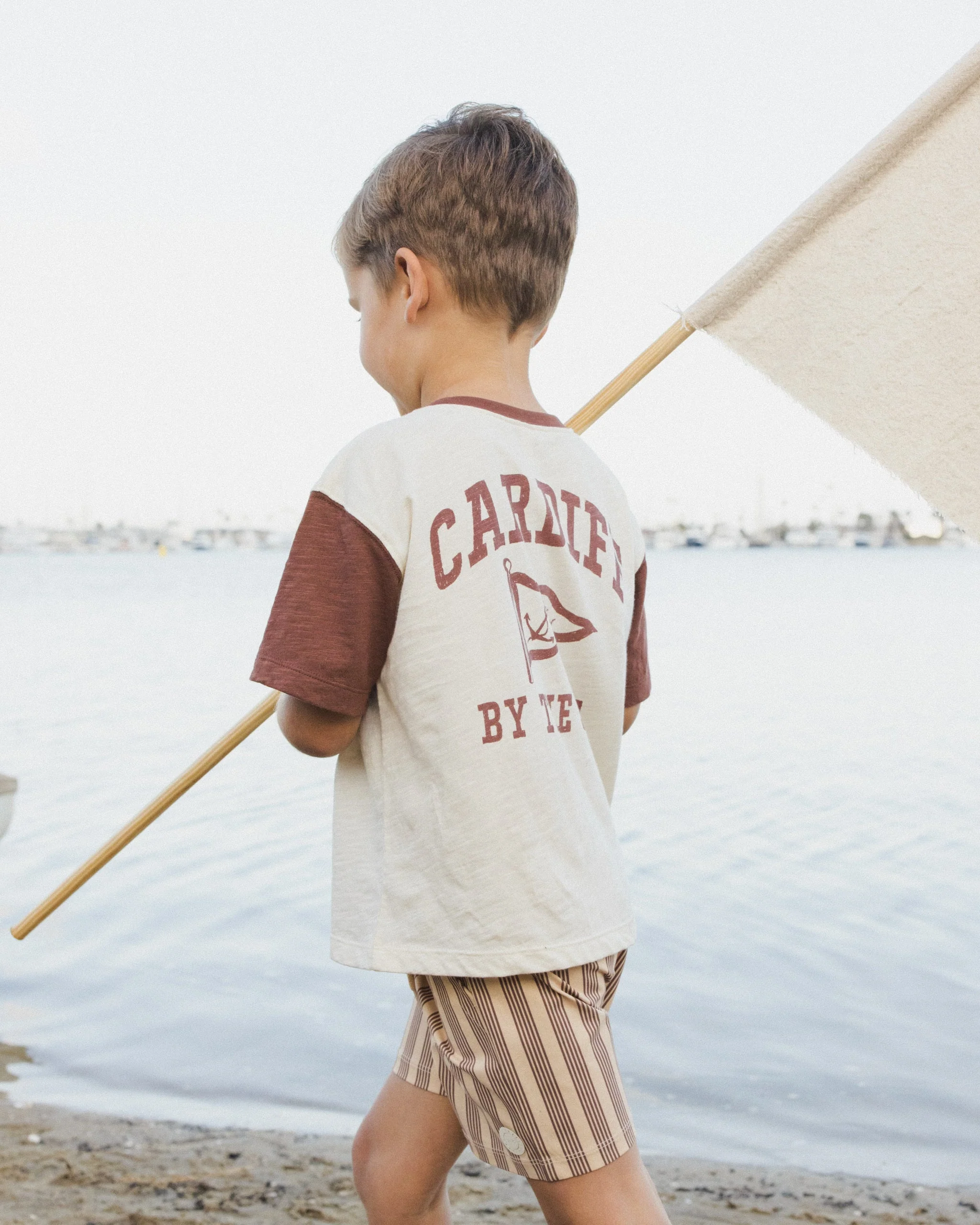 Contrast Short Sleeve Tee Cardiff By The Sea - Image 6