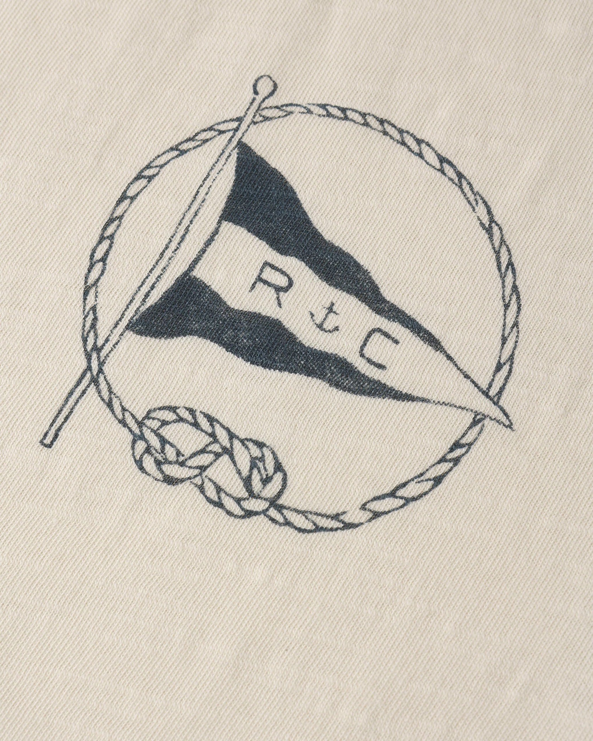 Contrast Short Sleeve Tee Nautical Flag - Image 8