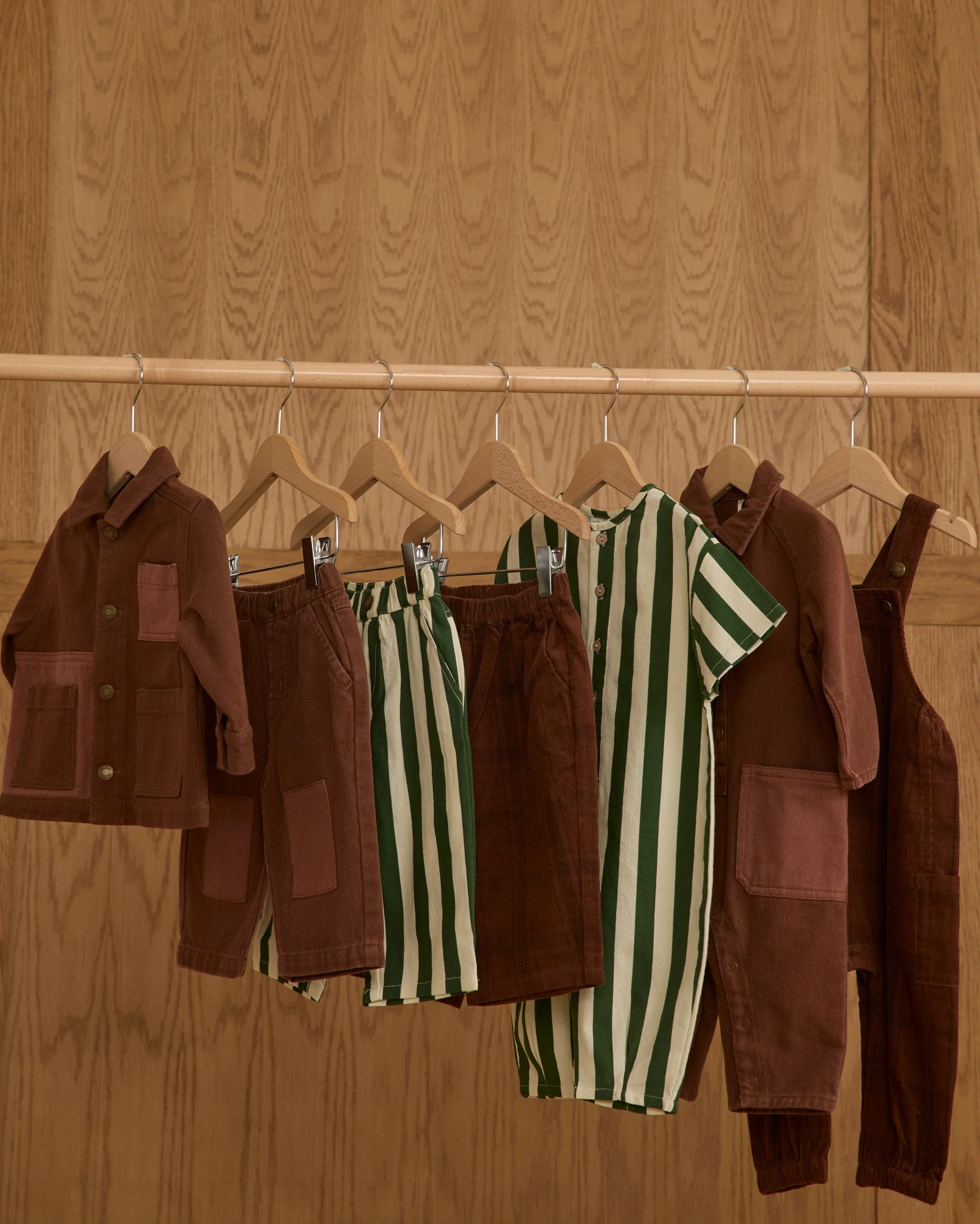 Corduroy Baggy Pant || Brown Plaid - Image 7