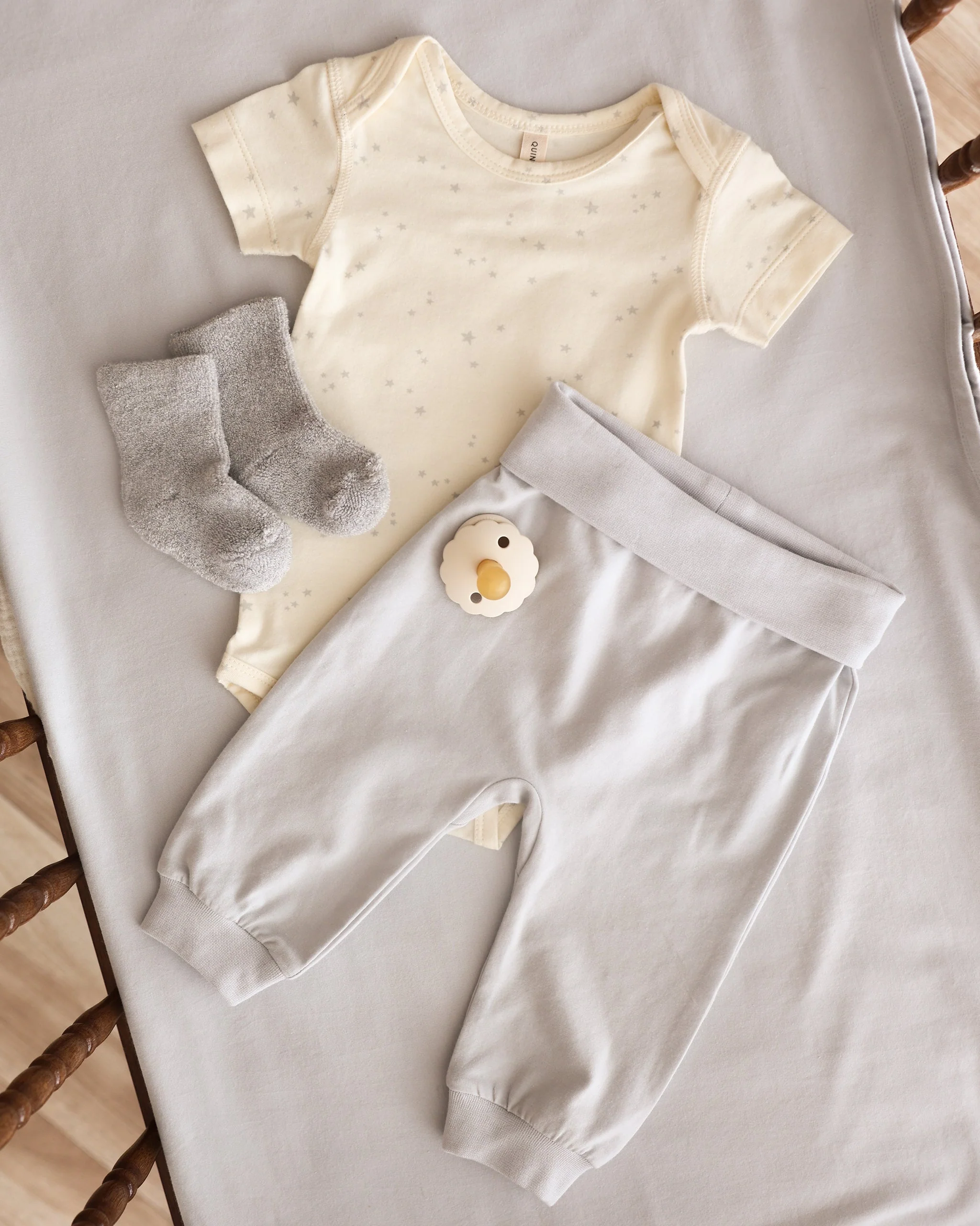Cotton Baby Pant || Fog - Image 7