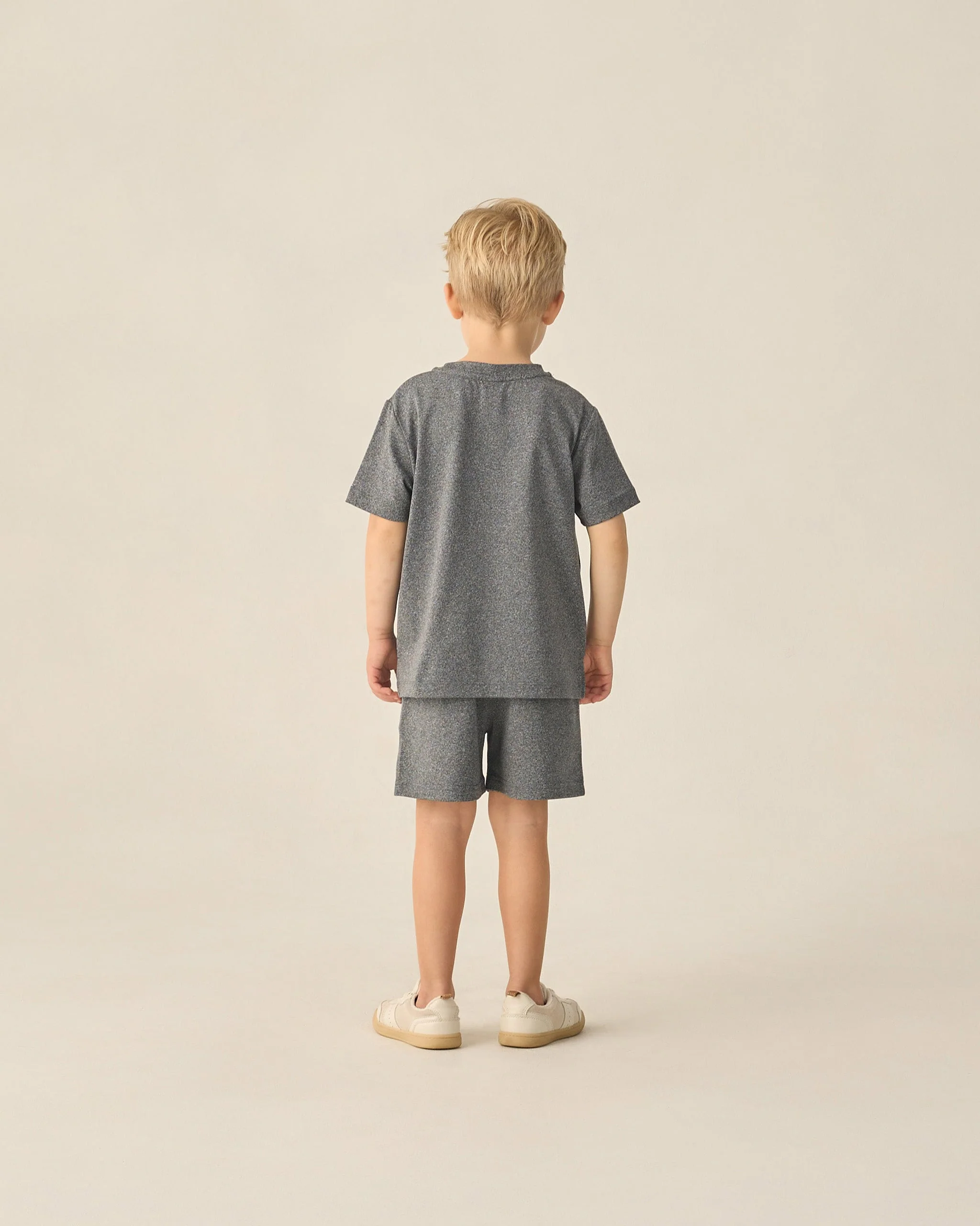 Cove Essential Pocket Tee Heathered Black - Image 3