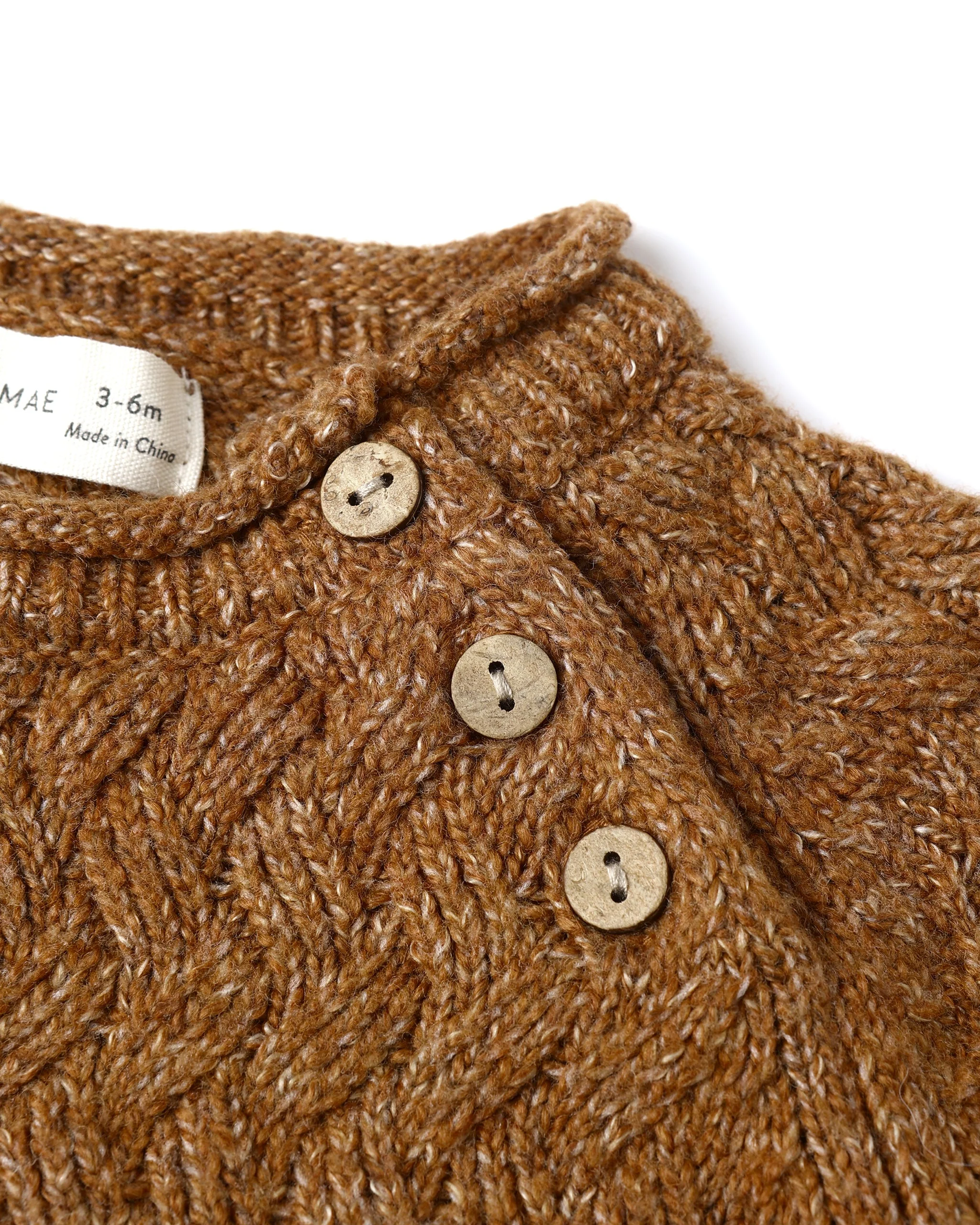 Cozy Heather Knit Jumpsuit || Cedar - Image 3