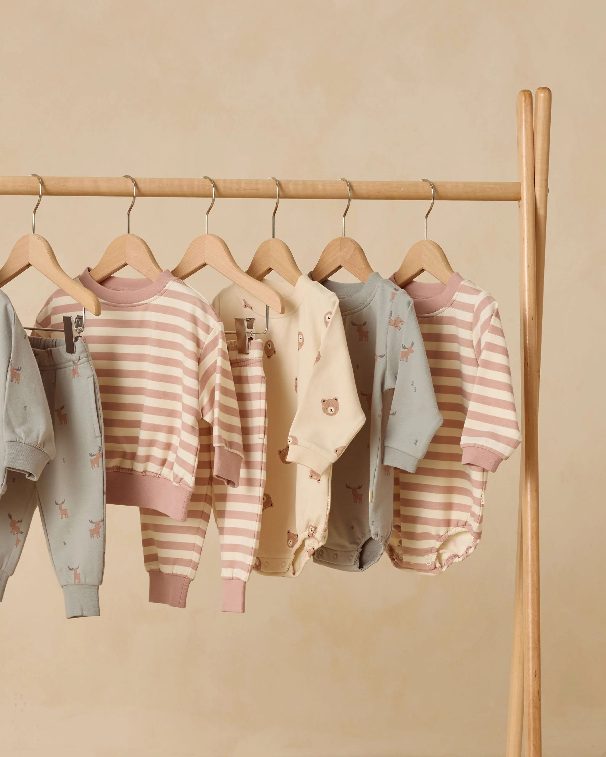 Crewneck Bubble Romper || Brown Bear - Image 4