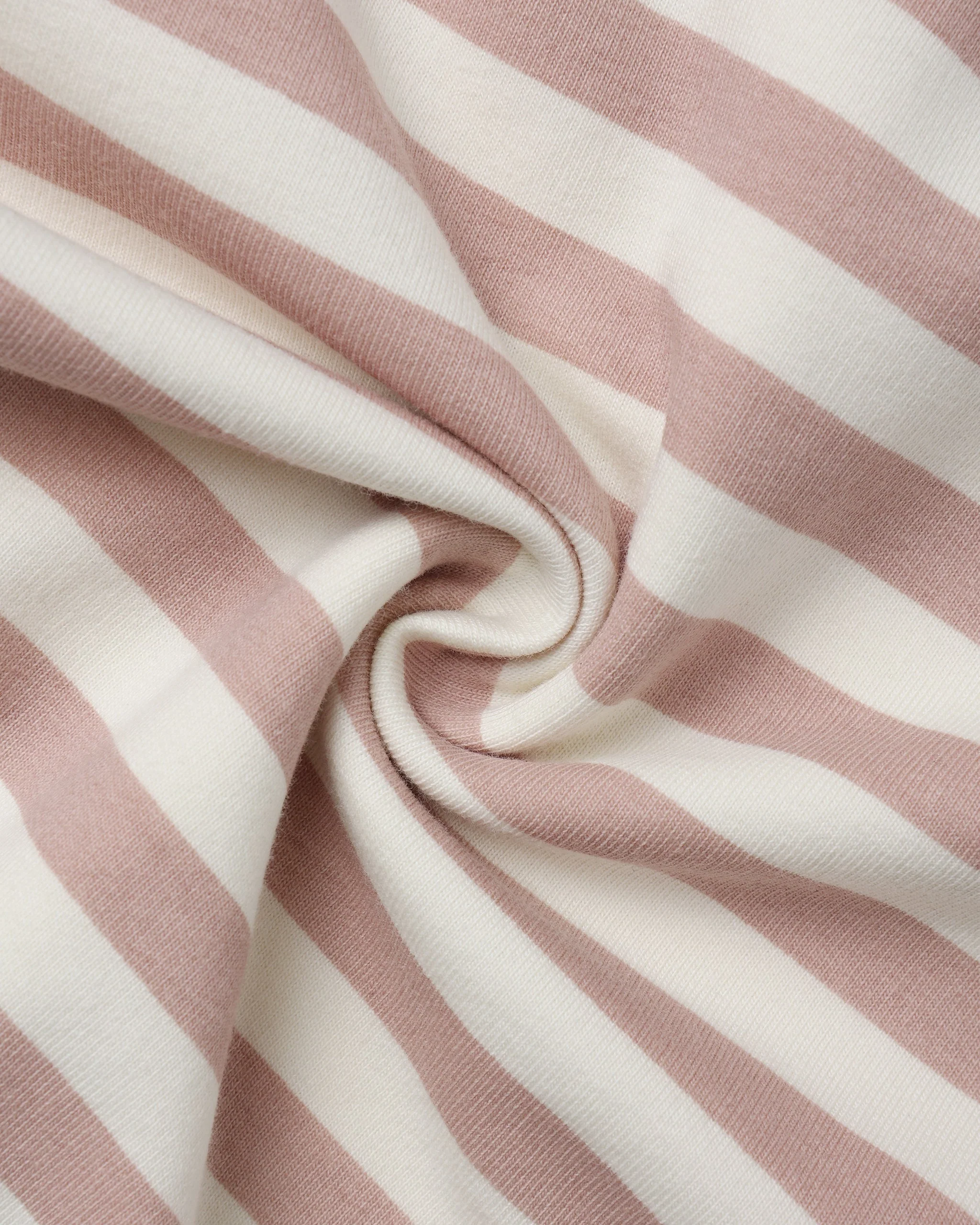 Crewneck Bubble Romper || Pink Stripe - Image 6