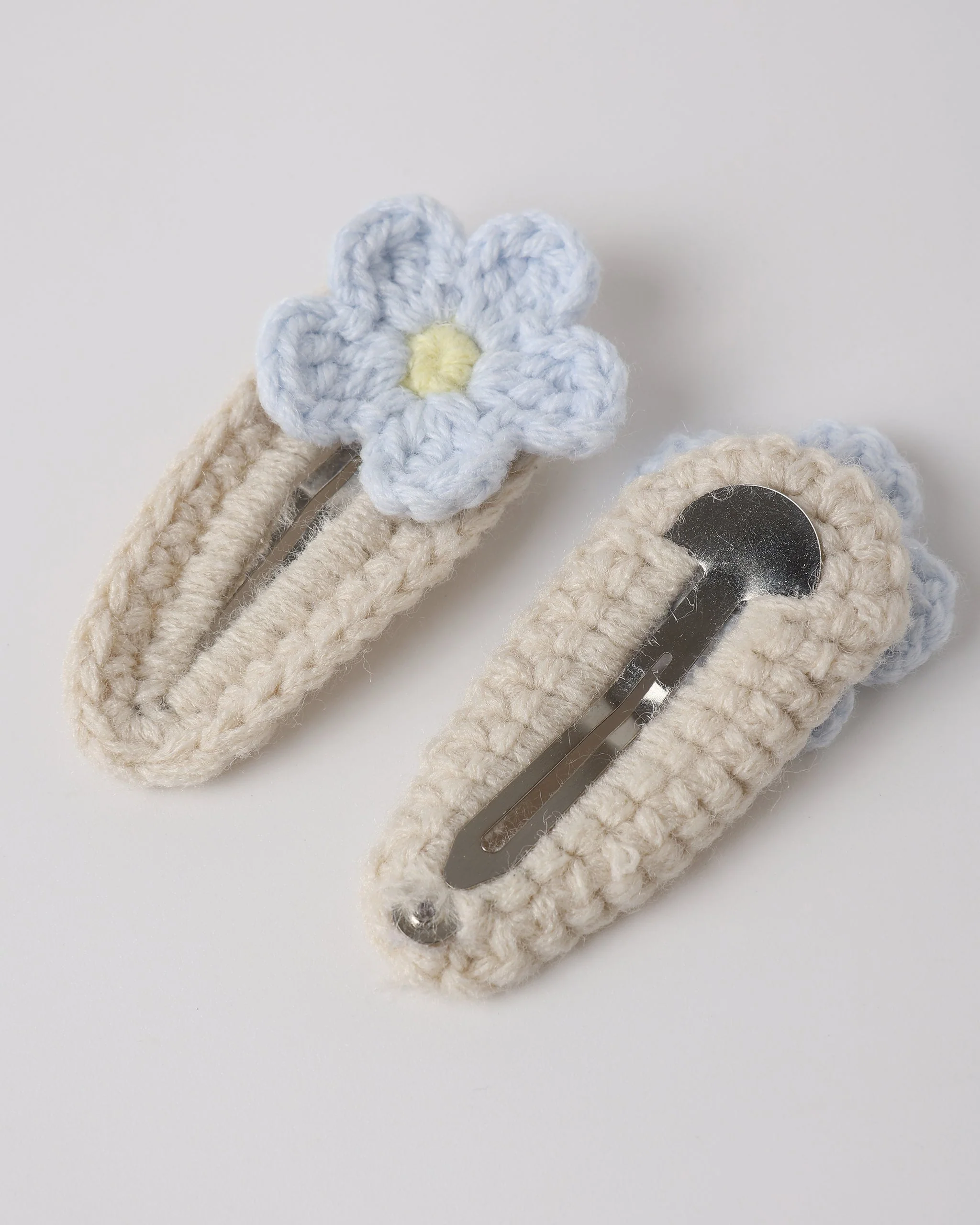 Crochet Clip Set Natural - Image 6