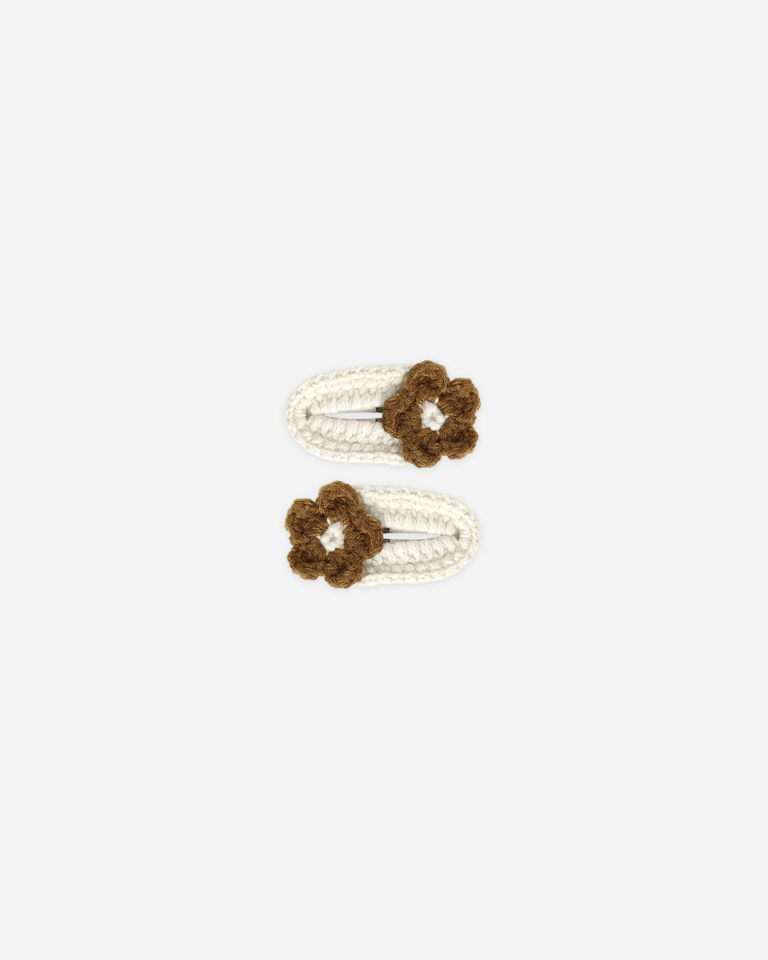 Crochet Clips | Golden