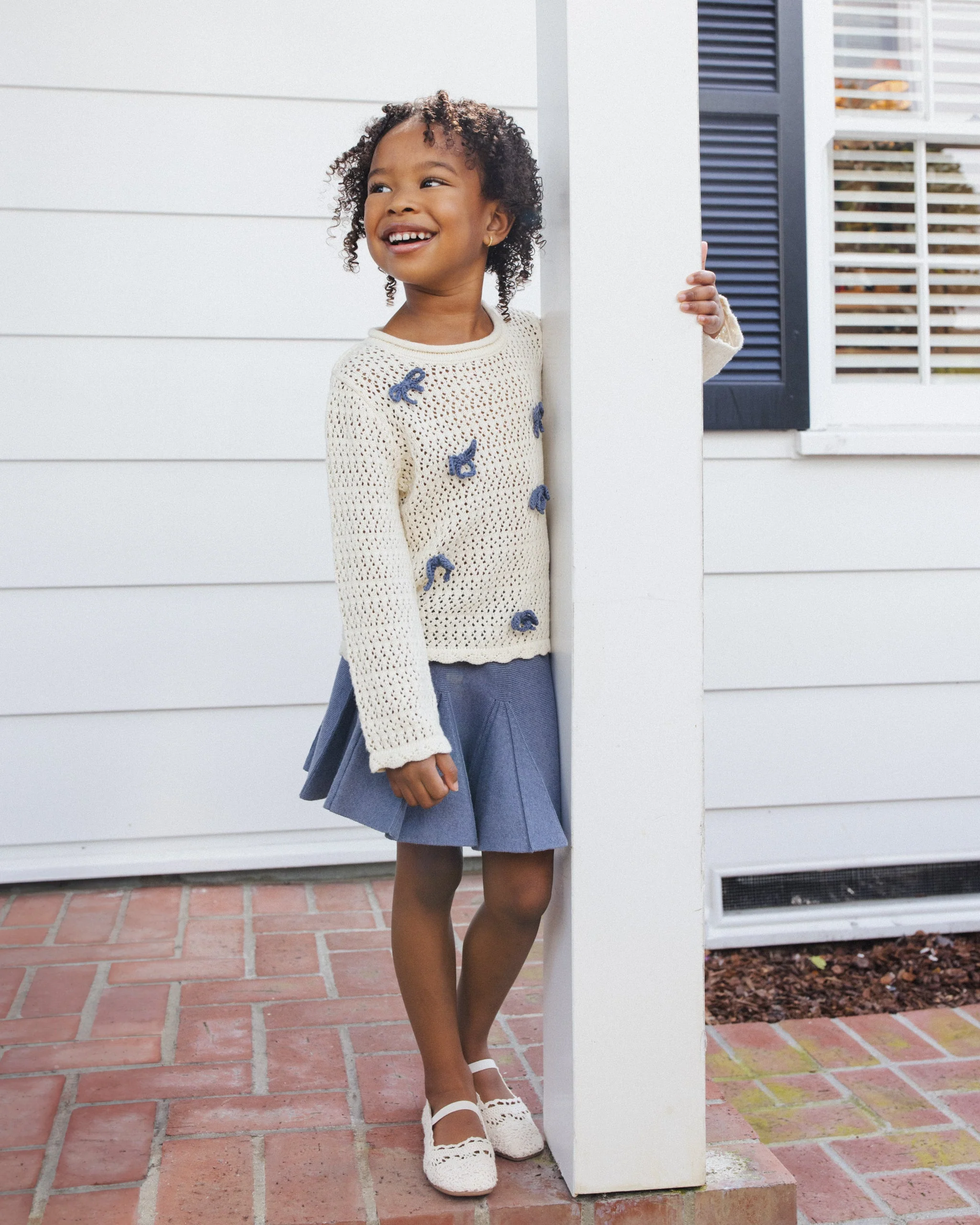 Crochet Knit Pullover Bows - Image 5