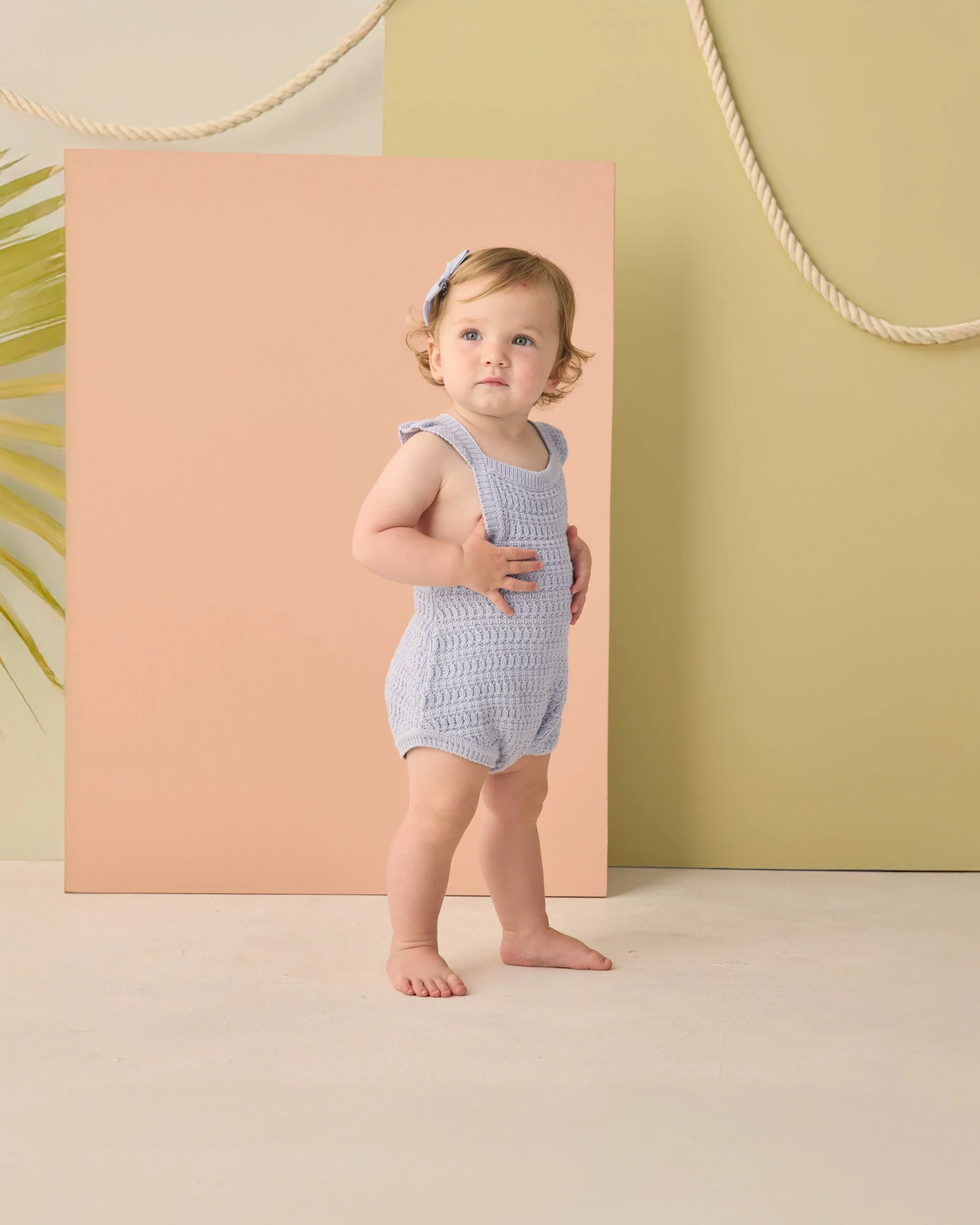 Crochet Romper Periwinkle - Image 3