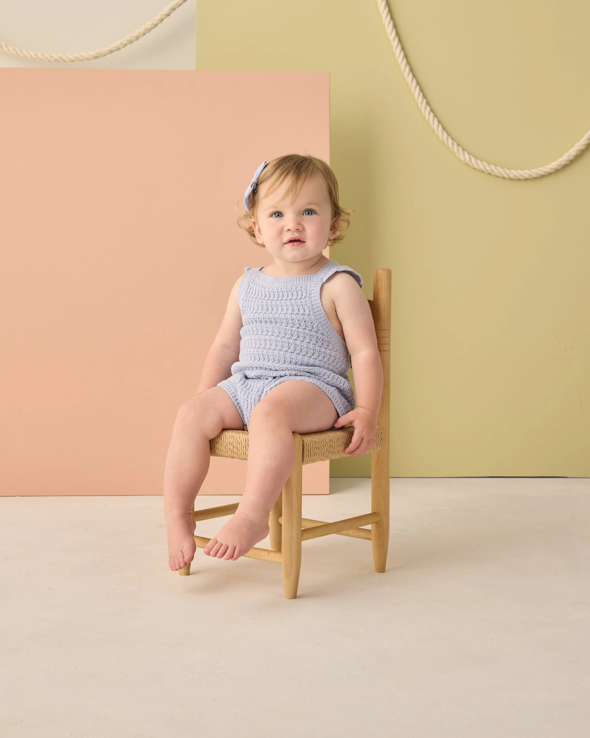Crochet Romper Periwinkle - Image 4