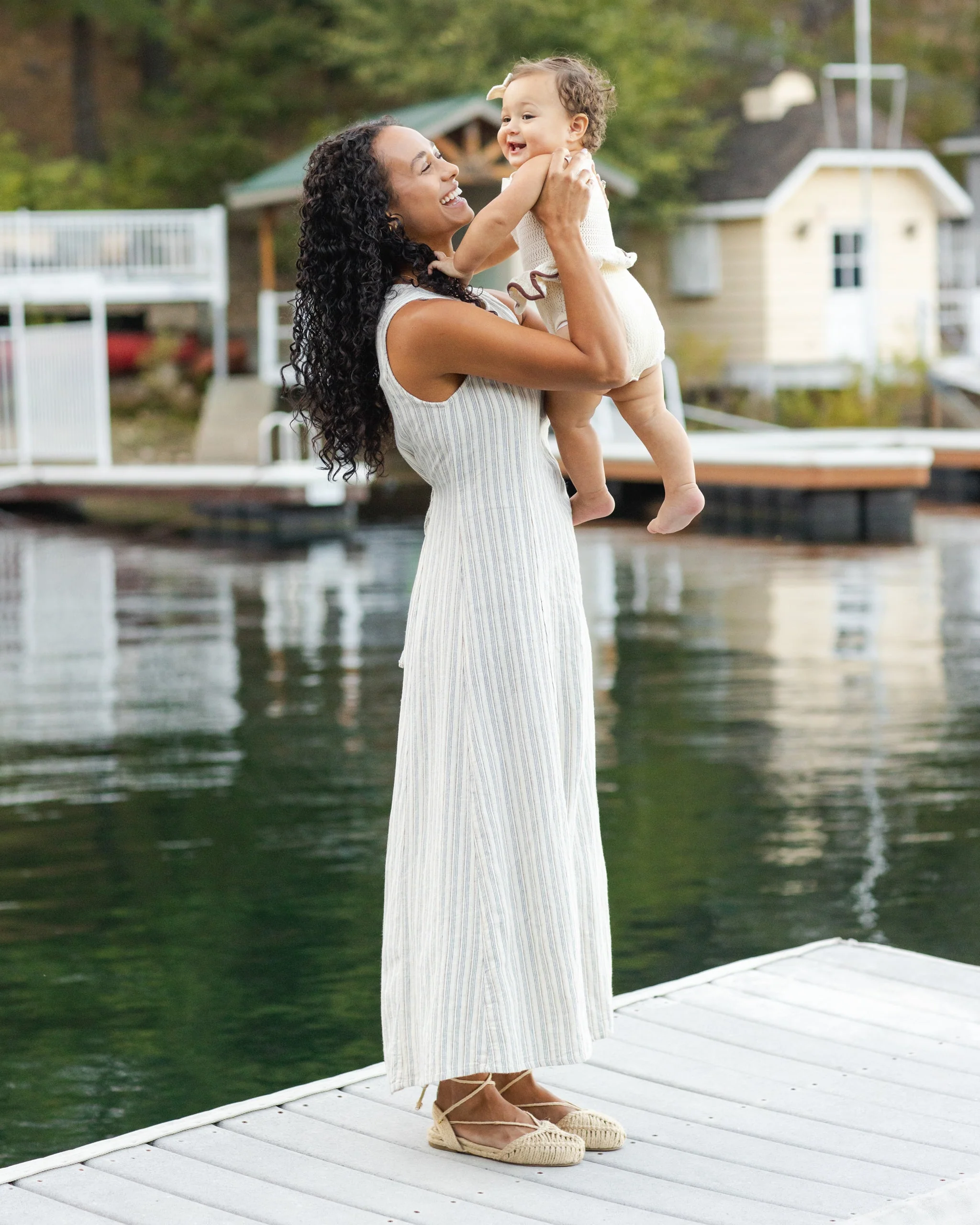 Crochet Ruffle Romper Natural - Image 5