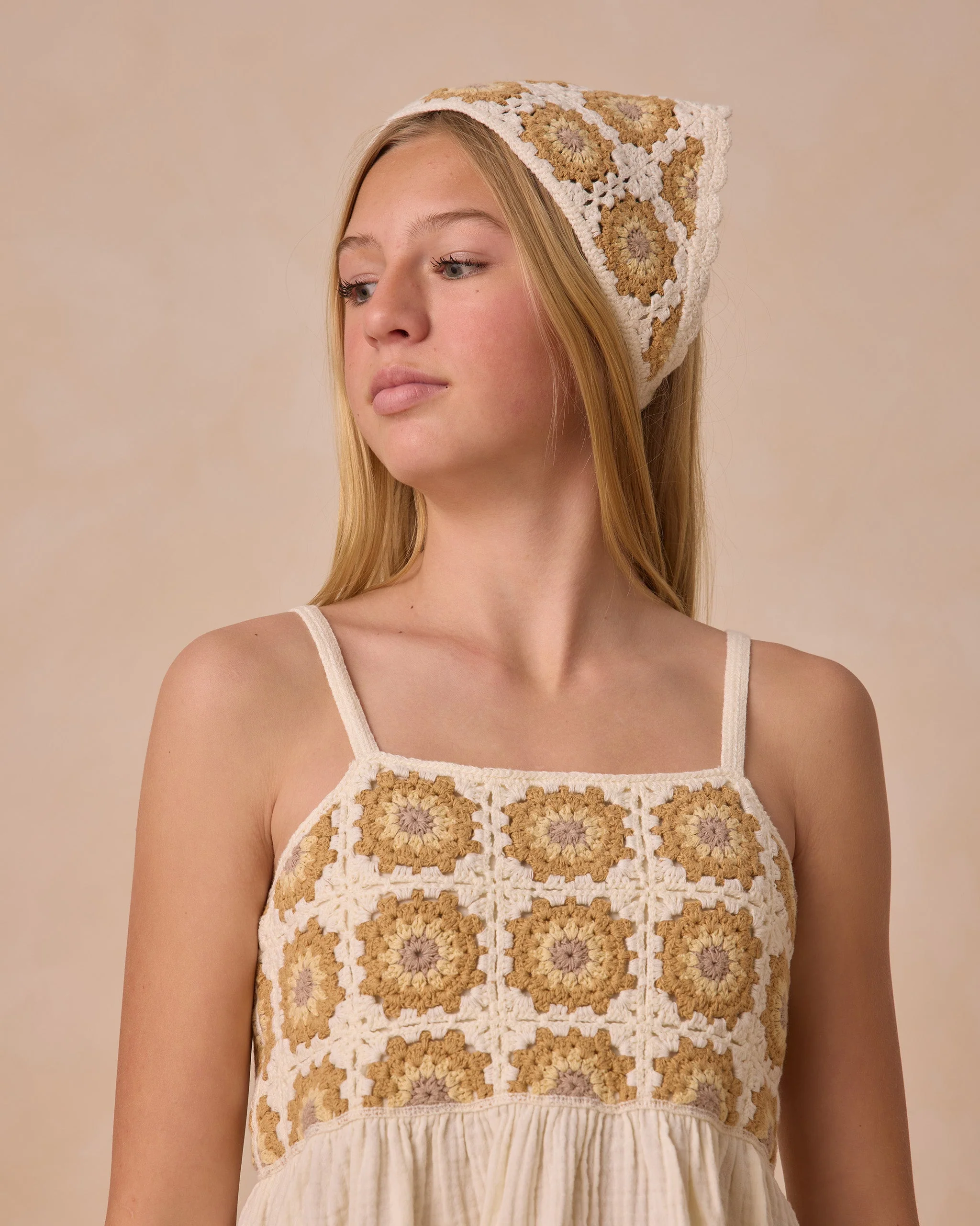 Crochet Sun Dress | Marigold Daisy - Image 3