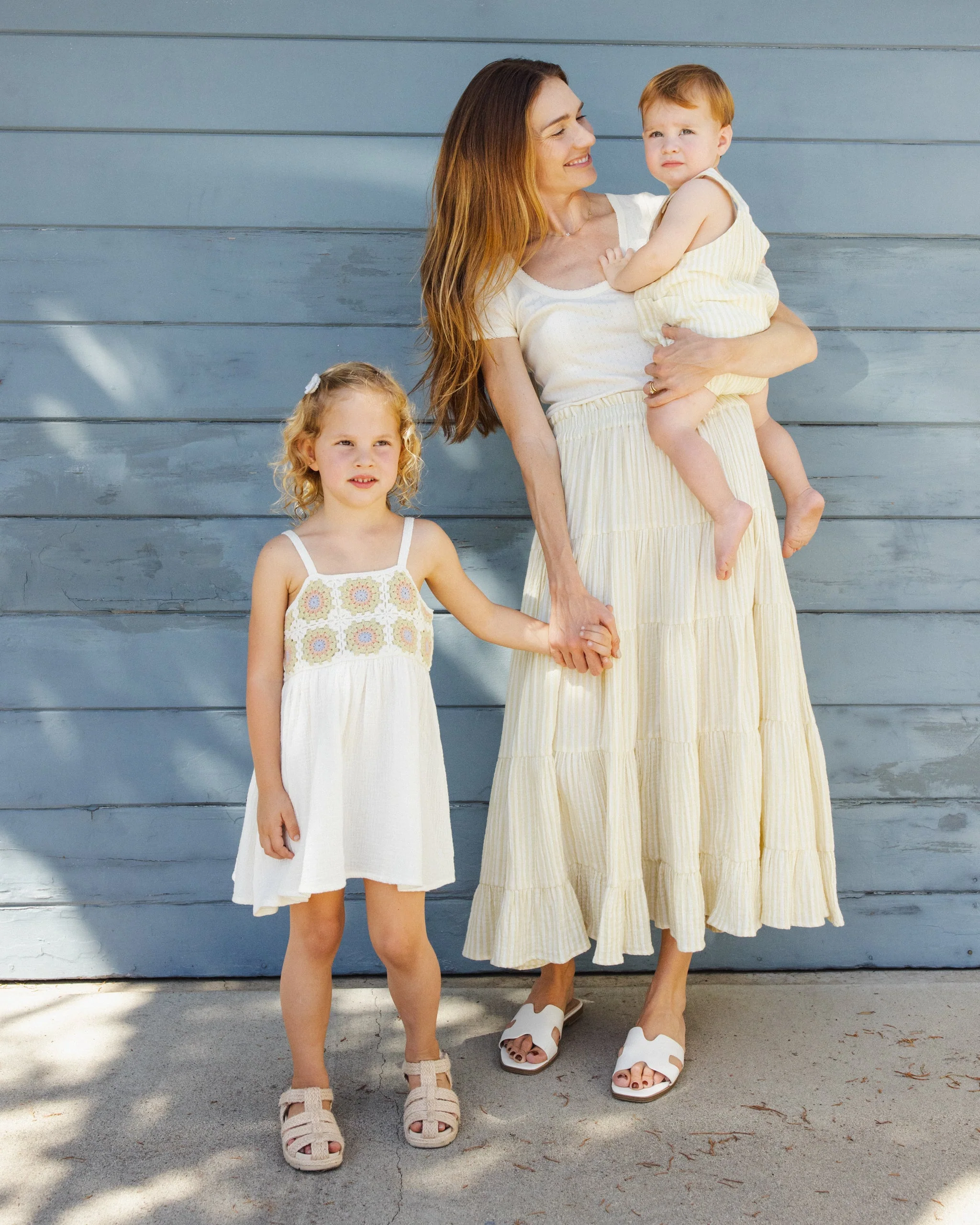 Crochet Sundress Citron Daisy Check - Image 4