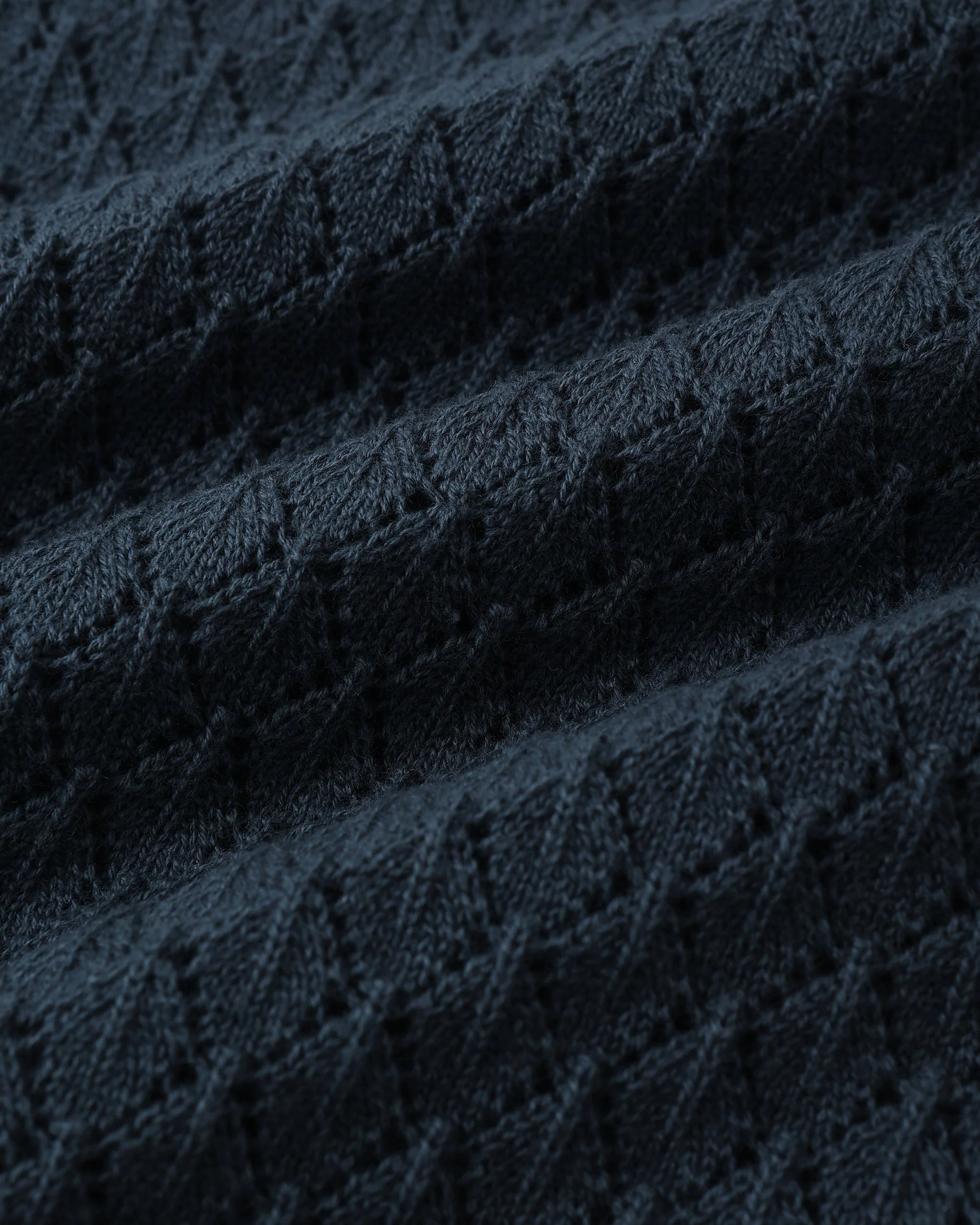 Crochet Tank Mini Dress Navy - Image 3
