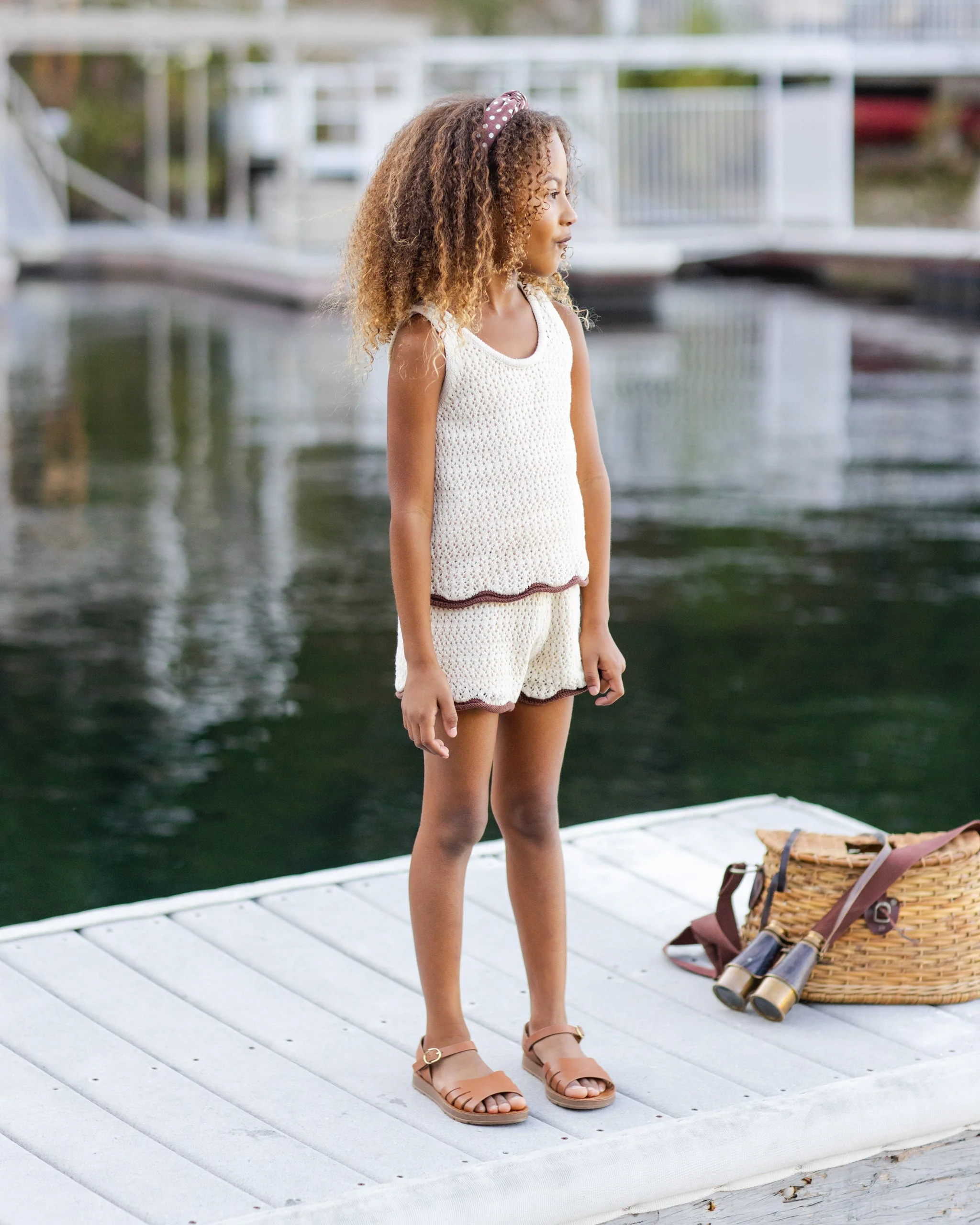 Crochet Tank Set Natural - Image 2