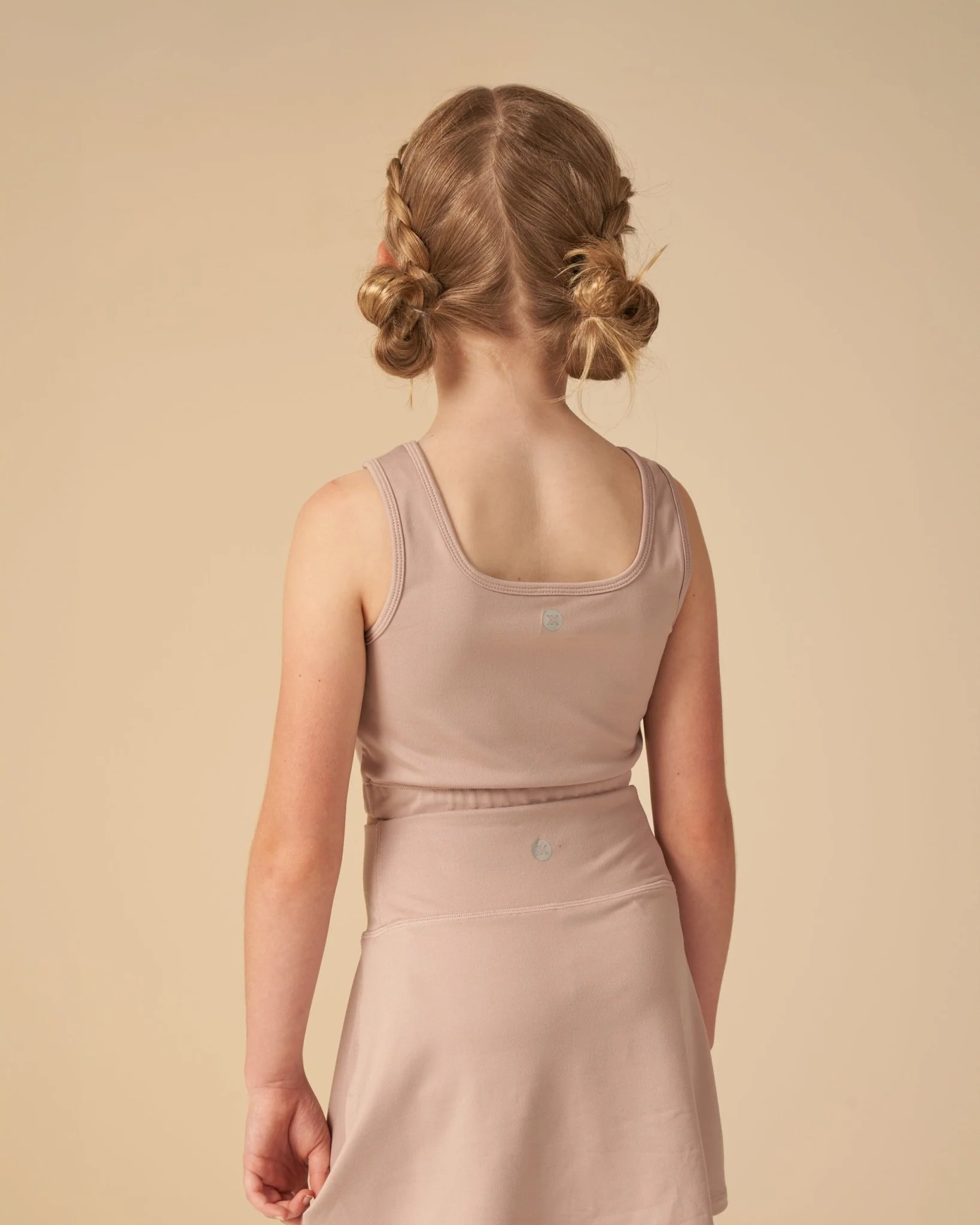 Crop Fitted Tank || Mauve - Image 2