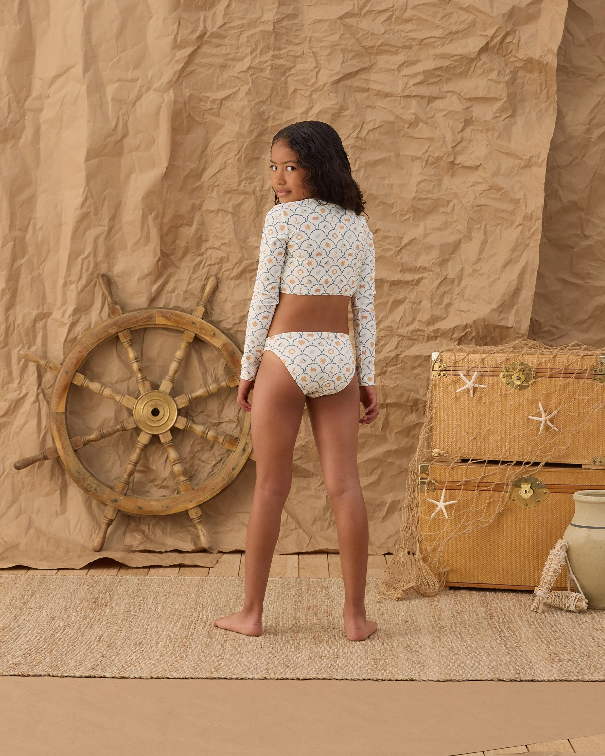 Crop Rashguard Set Nautical - Image 3
