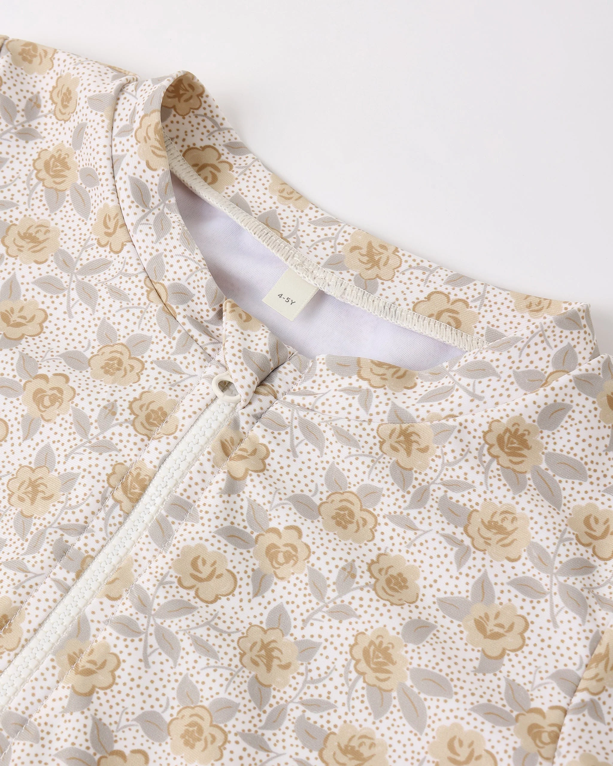 Crop Rashguard Set Yellow Floral - Image 7