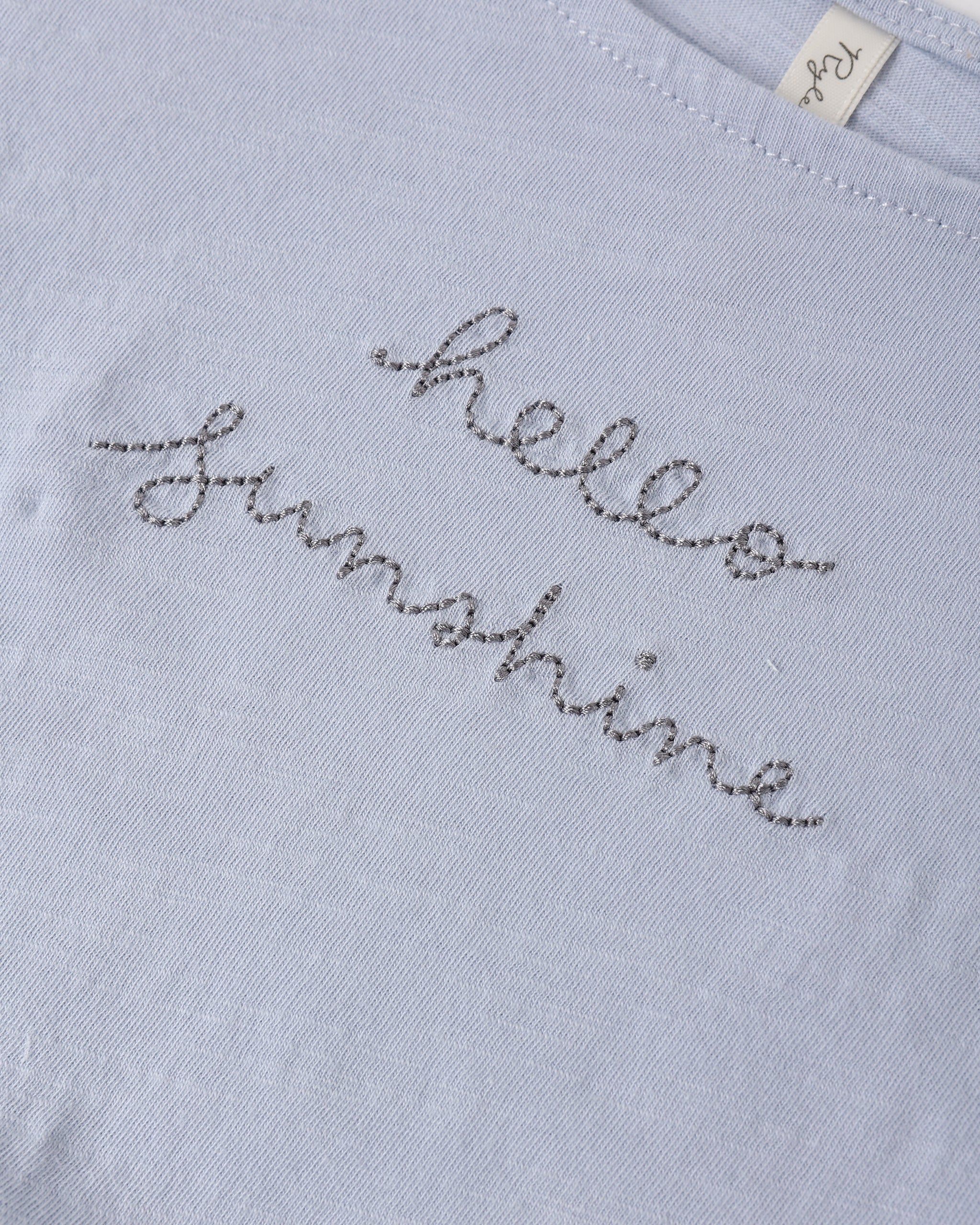 Cropped Cinch Tee Hello Sunshine - Image 2