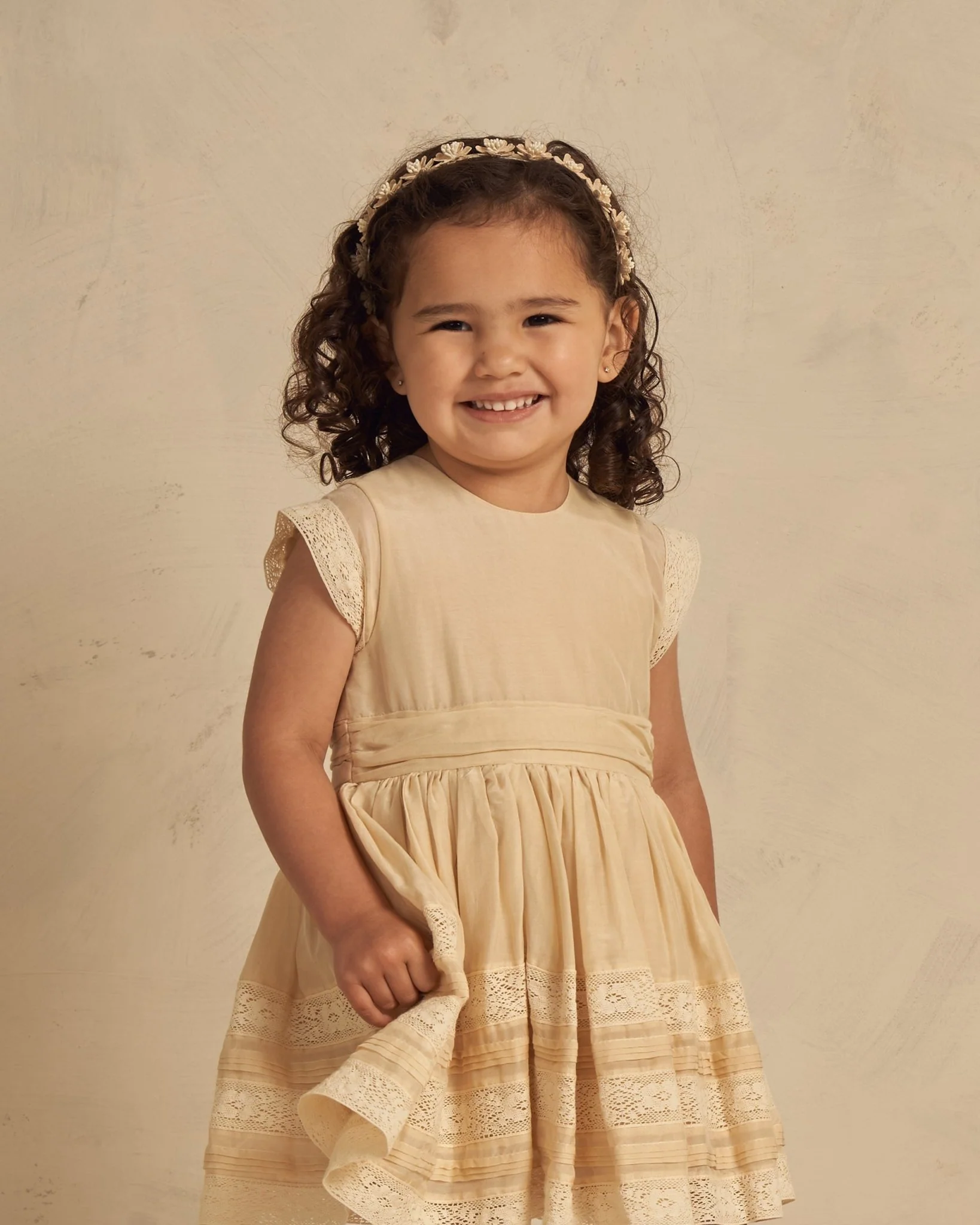 Dahlia Dress || Champagne - Image 2