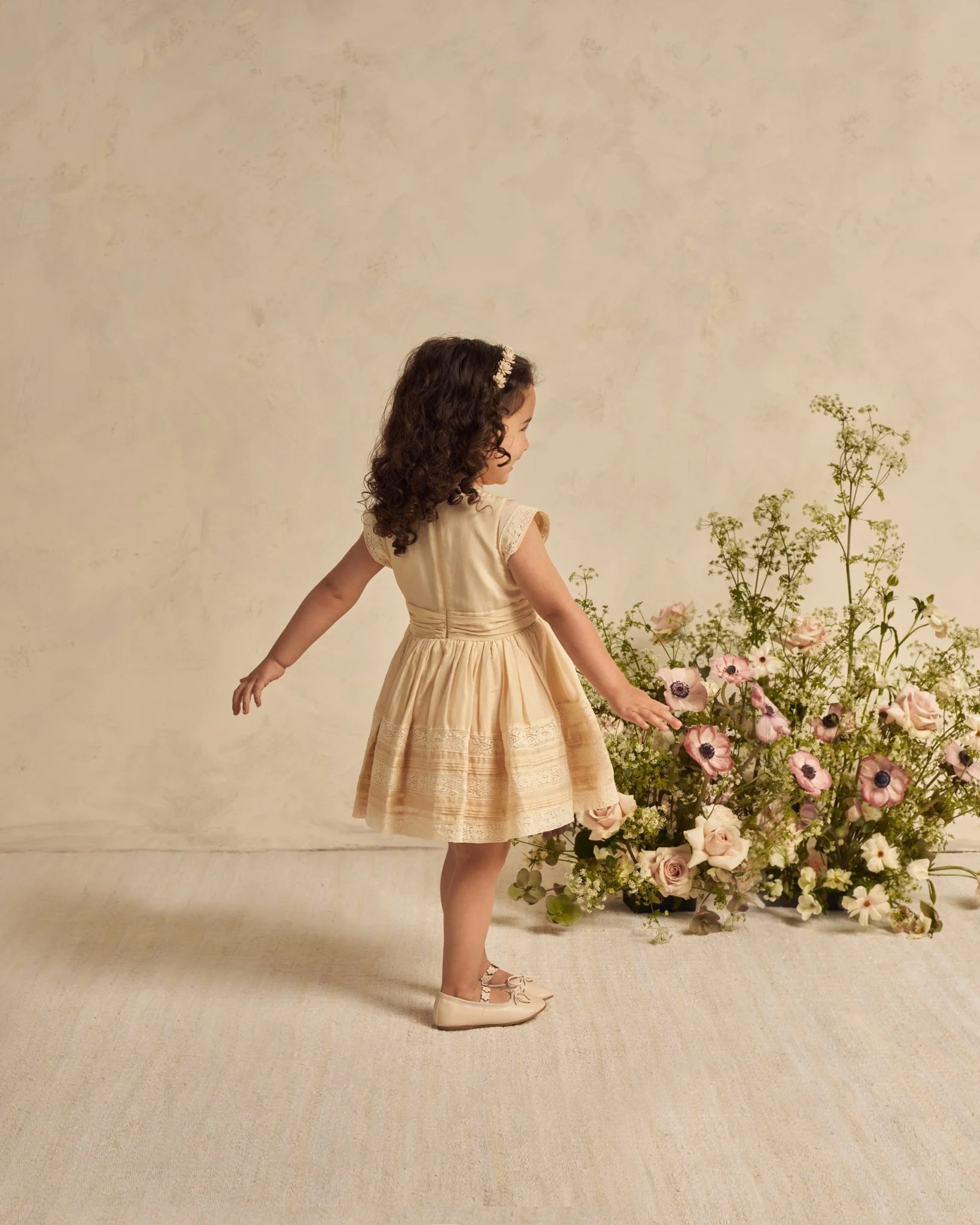 Dahlia Dress || Champagne - Image 3