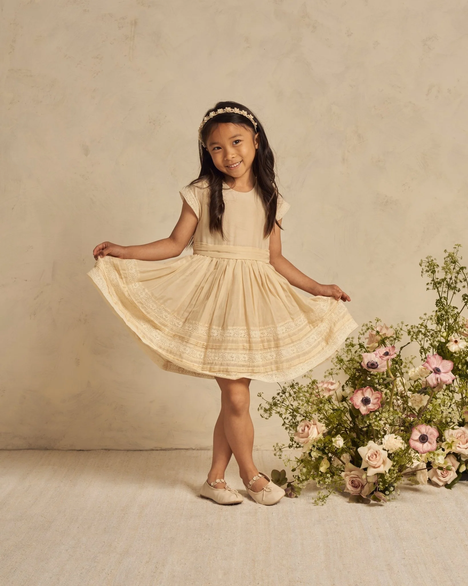 Dahlia Dress || Champagne - Image 4