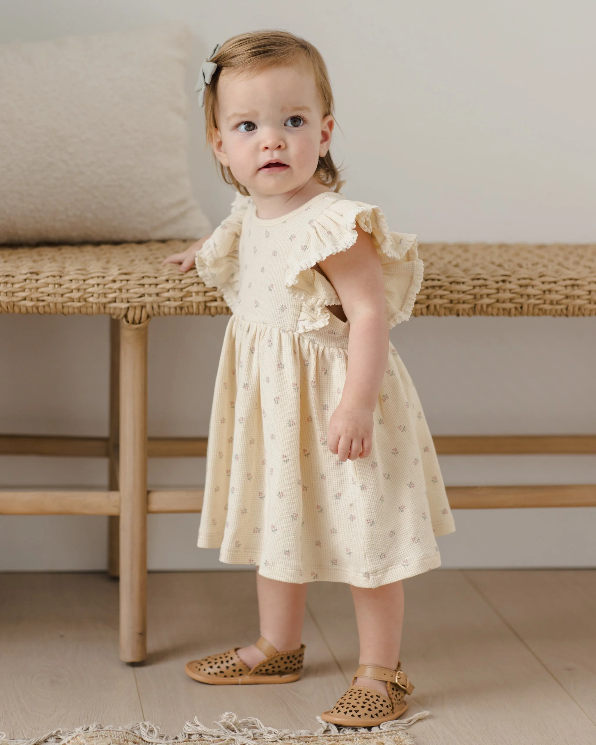 Daisy Dress Mauve Ditsy - Image 3