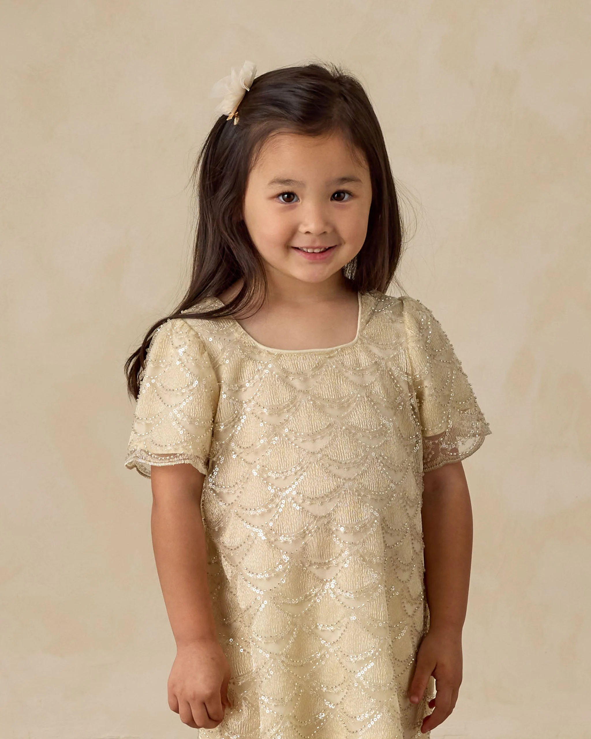 Daisy Dress | Silver Metallic - Image 2