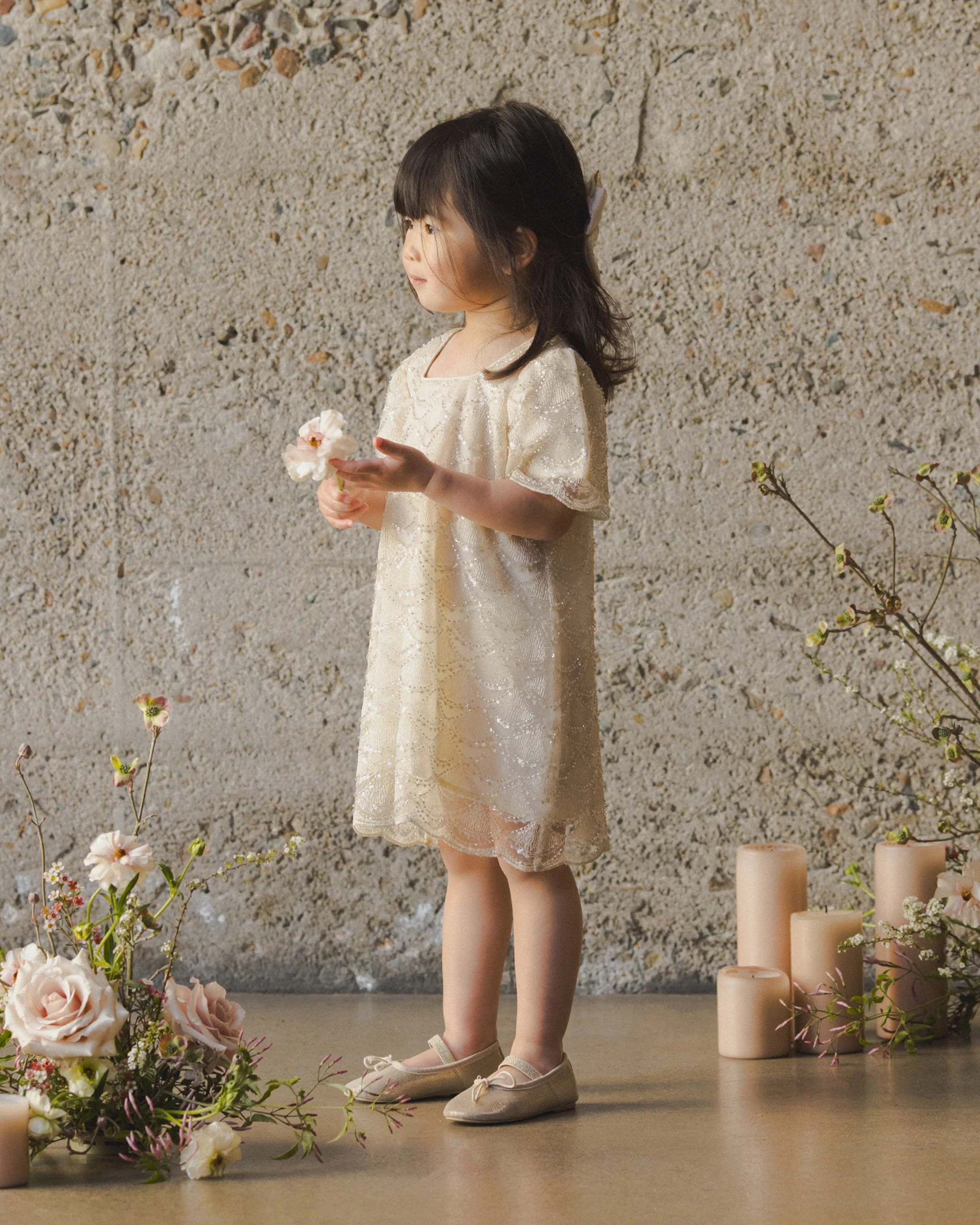 Daisy Dress | Silver Metallic - Image 3