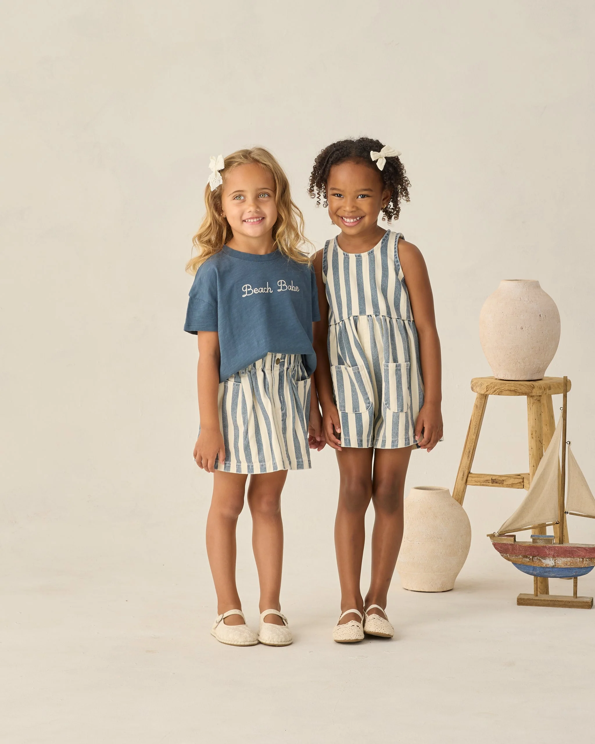 Dani Romper Navy Stripe - Image 6