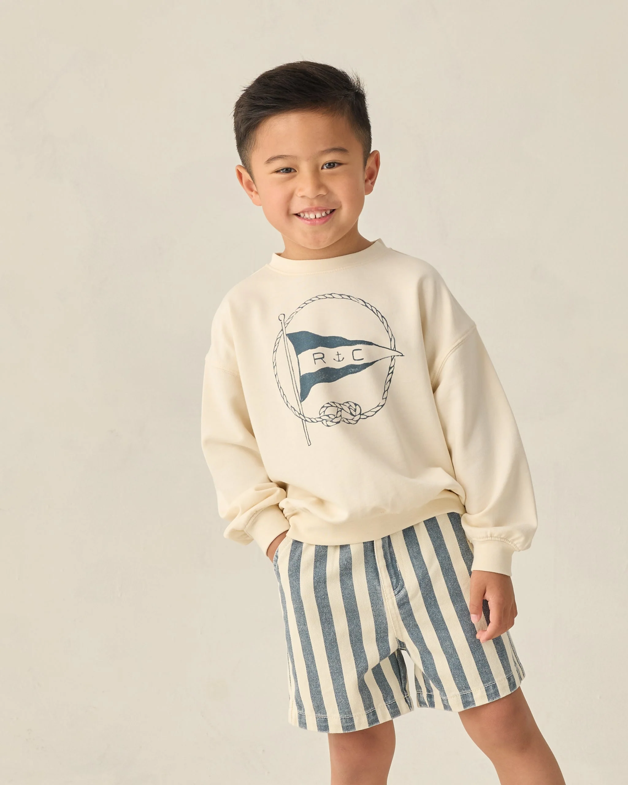 Dawson Short Navy Stripe - Image 2
