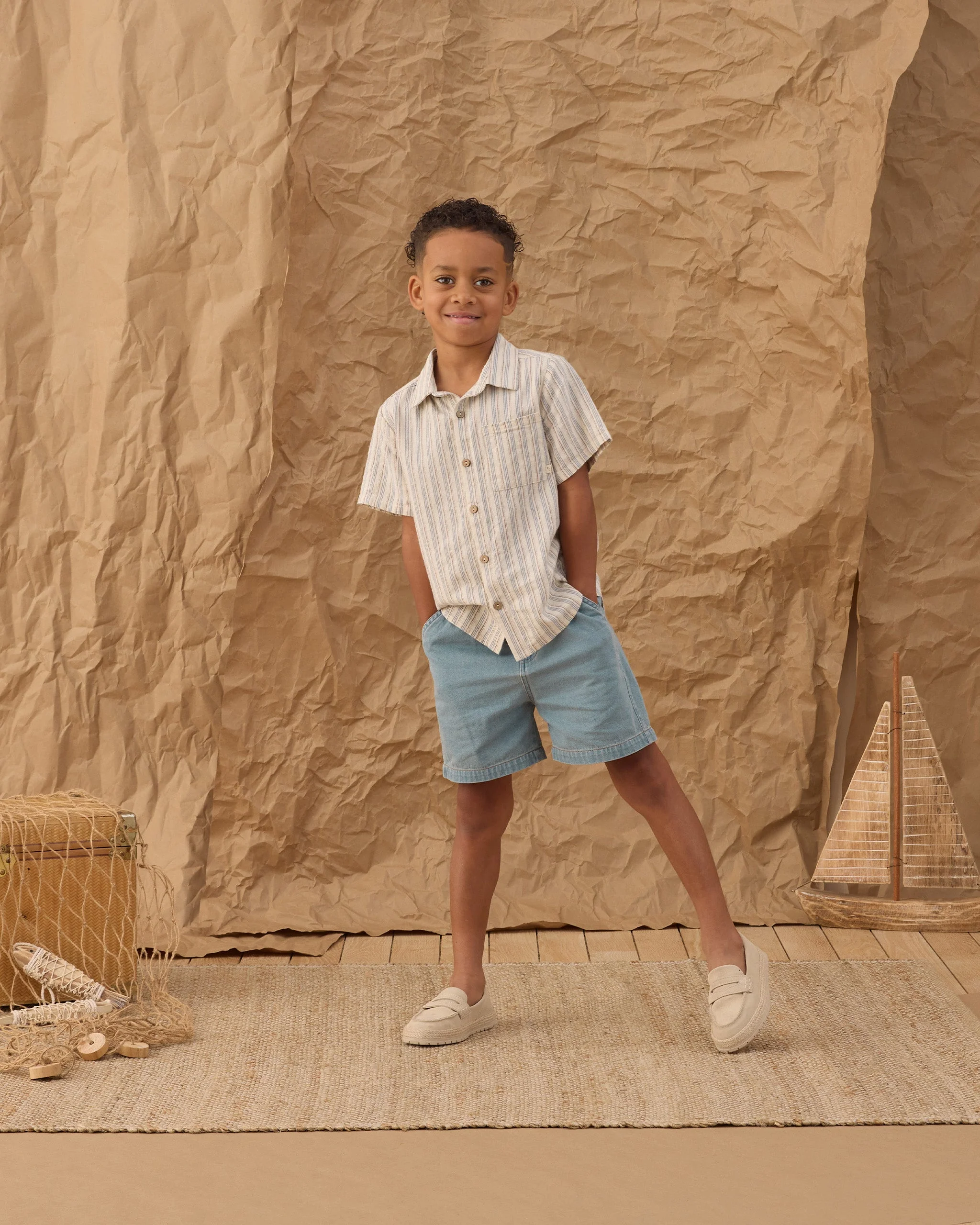 Dawson Short Washed Blue - Image 5