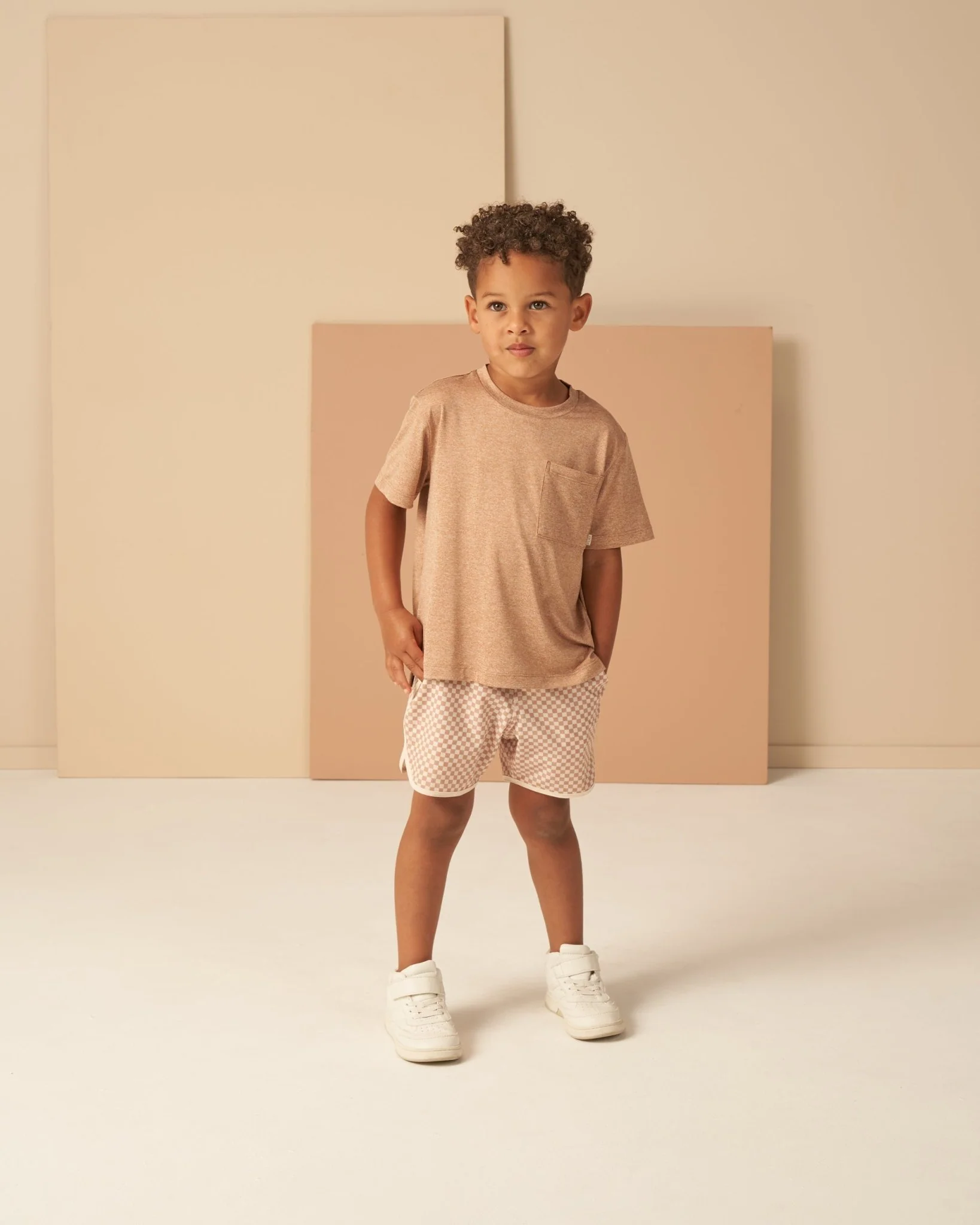 Del Mar Short || Clay Micro Check - Image 4